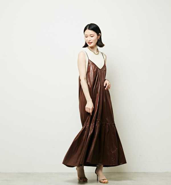 Soffitto「ギャザーキャミワンピース」|ワンピース|