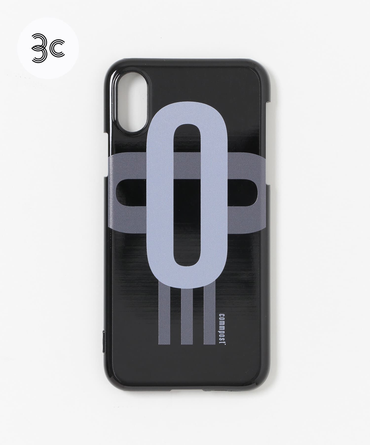 URBAN RESEARCH DOORS「commpost　iPhoneX XS CASE moji」|その他|ブラック