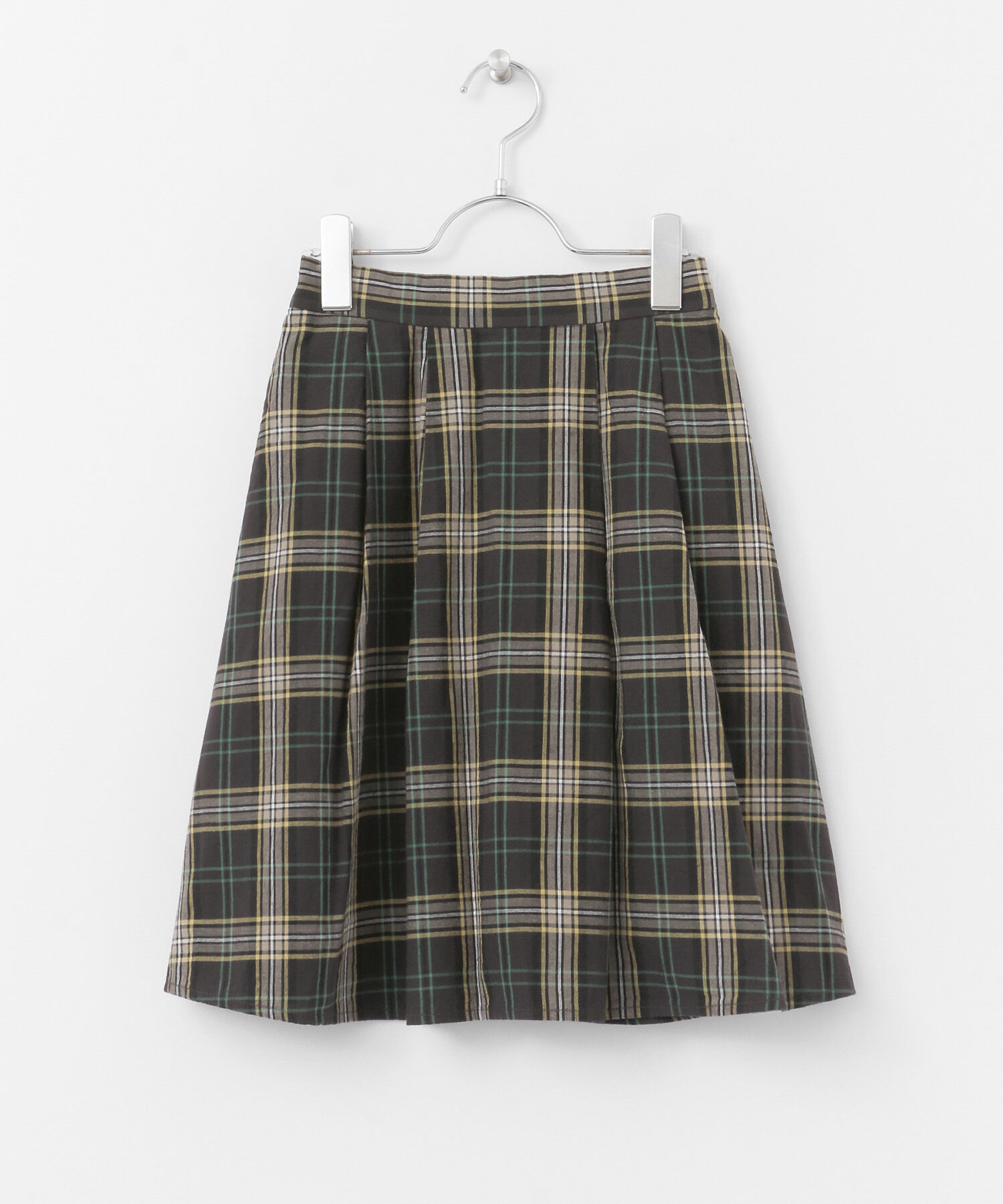 URBAN RESEARCH DOORS「FORK&SPOON　コットンリネンチェックスカート(KIDS)」|その他|