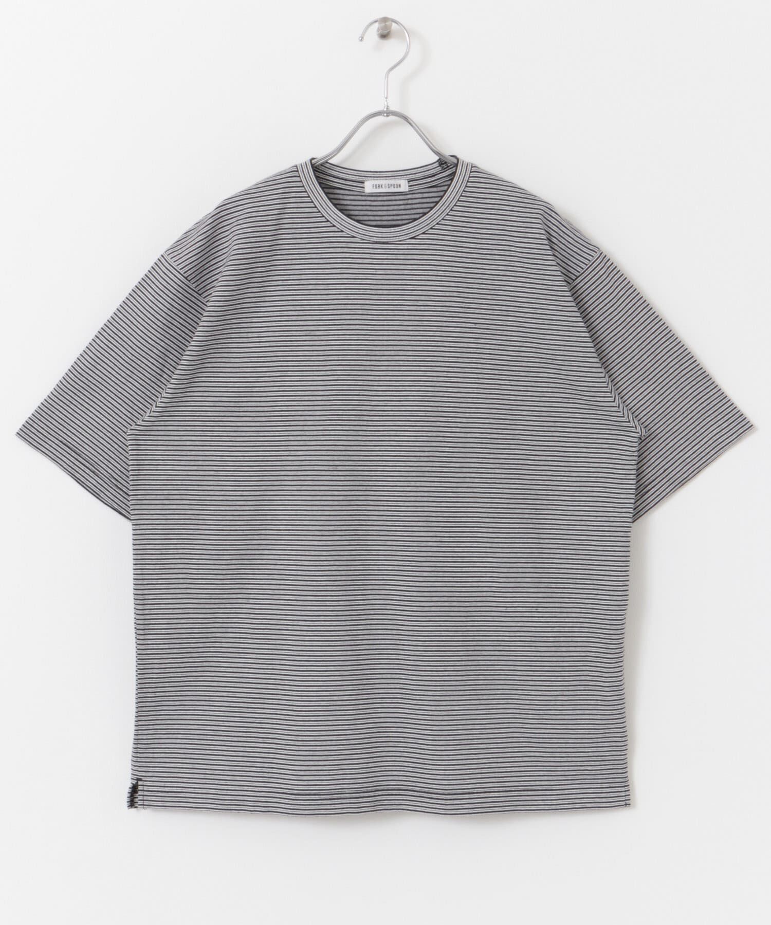 URBAN RESEARCH DOORS「FORK&SPOON　マルチカラーボーダーTシャツ」|Tシャツ・カットソー|
