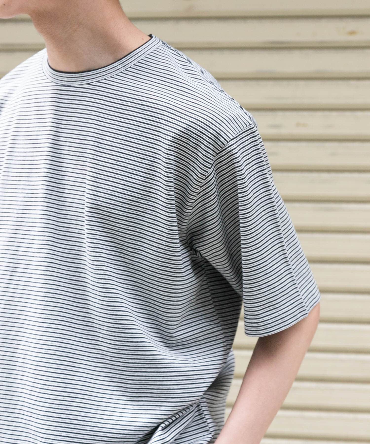 URBAN RESEARCH DOORS「FORK&SPOON　マルチカラーボーダーTシャツ」|Tシャツ・カットソー|