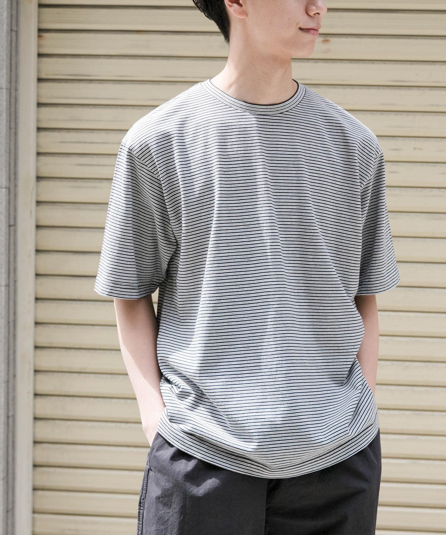 URBAN RESEARCH DOORS「FORK&SPOON　マルチカラーボーダーTシャツ」|Tシャツ・カットソー|