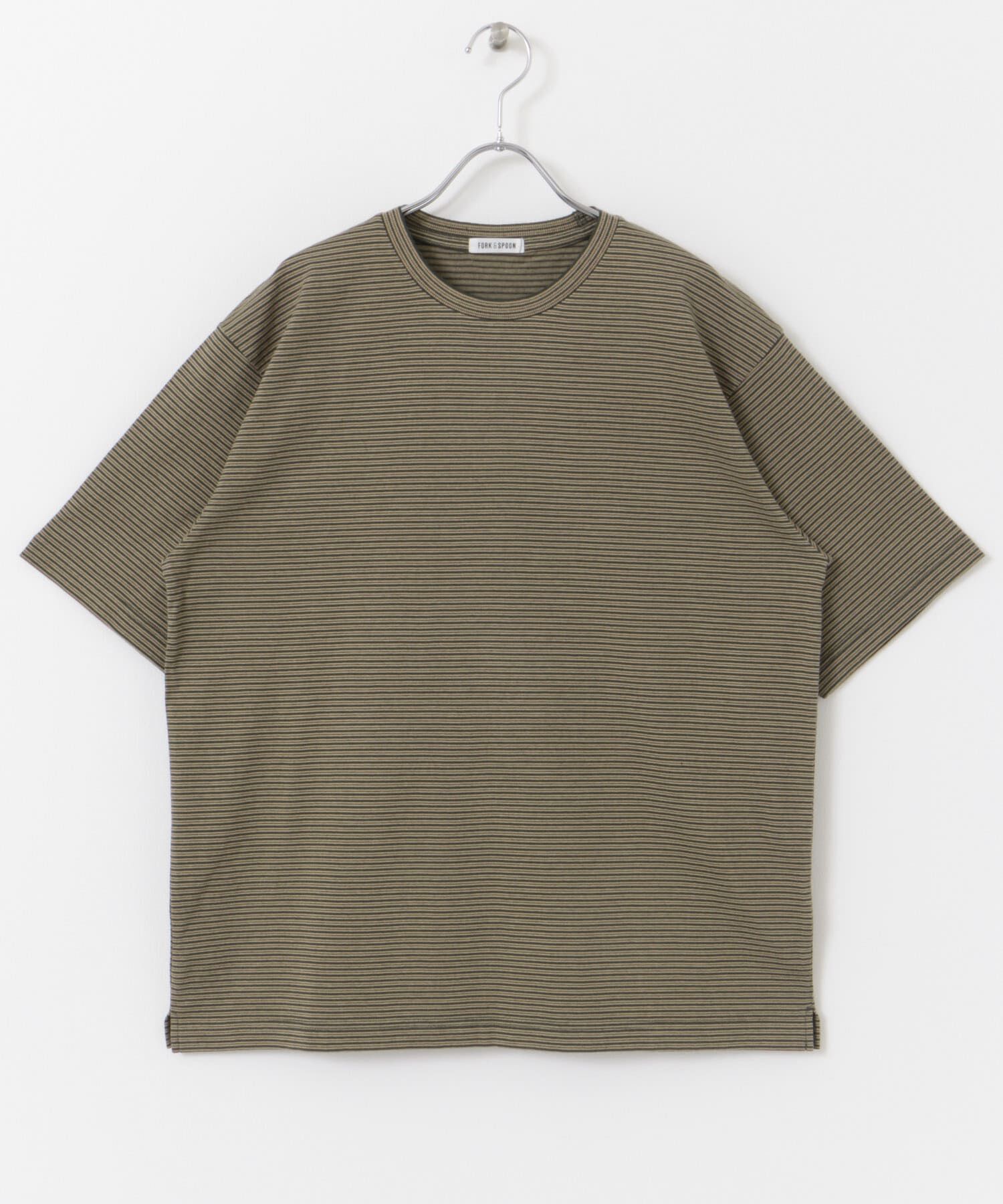 URBAN RESEARCH DOORS「FORK&SPOON　マルチカラーボーダーTシャツ」|Tシャツ・カットソー|