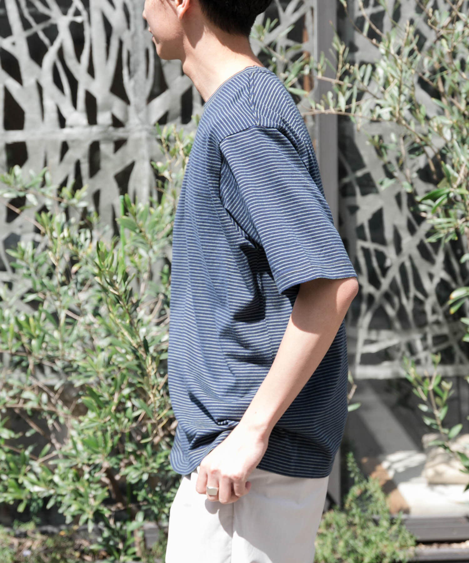 URBAN RESEARCH DOORS「FORK&SPOON　マルチカラーボーダーTシャツ」|Tシャツ・カットソー|