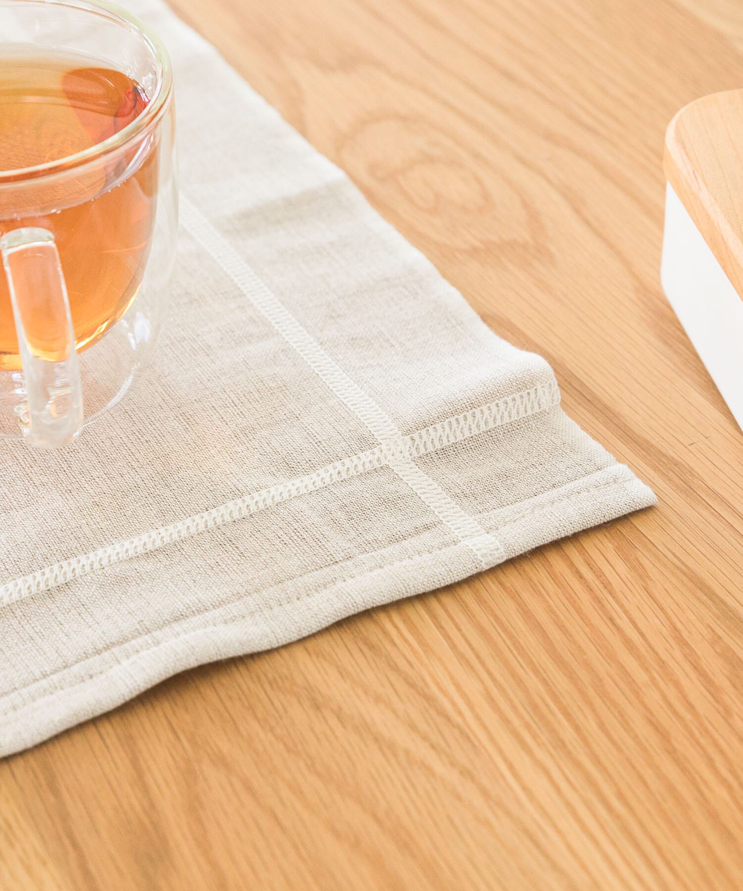 URBAN RESEARCH DOORS「DOORS LIVING PRODUCTS　コットンリネンランチマット ライン」|食器・キッチングッズ|