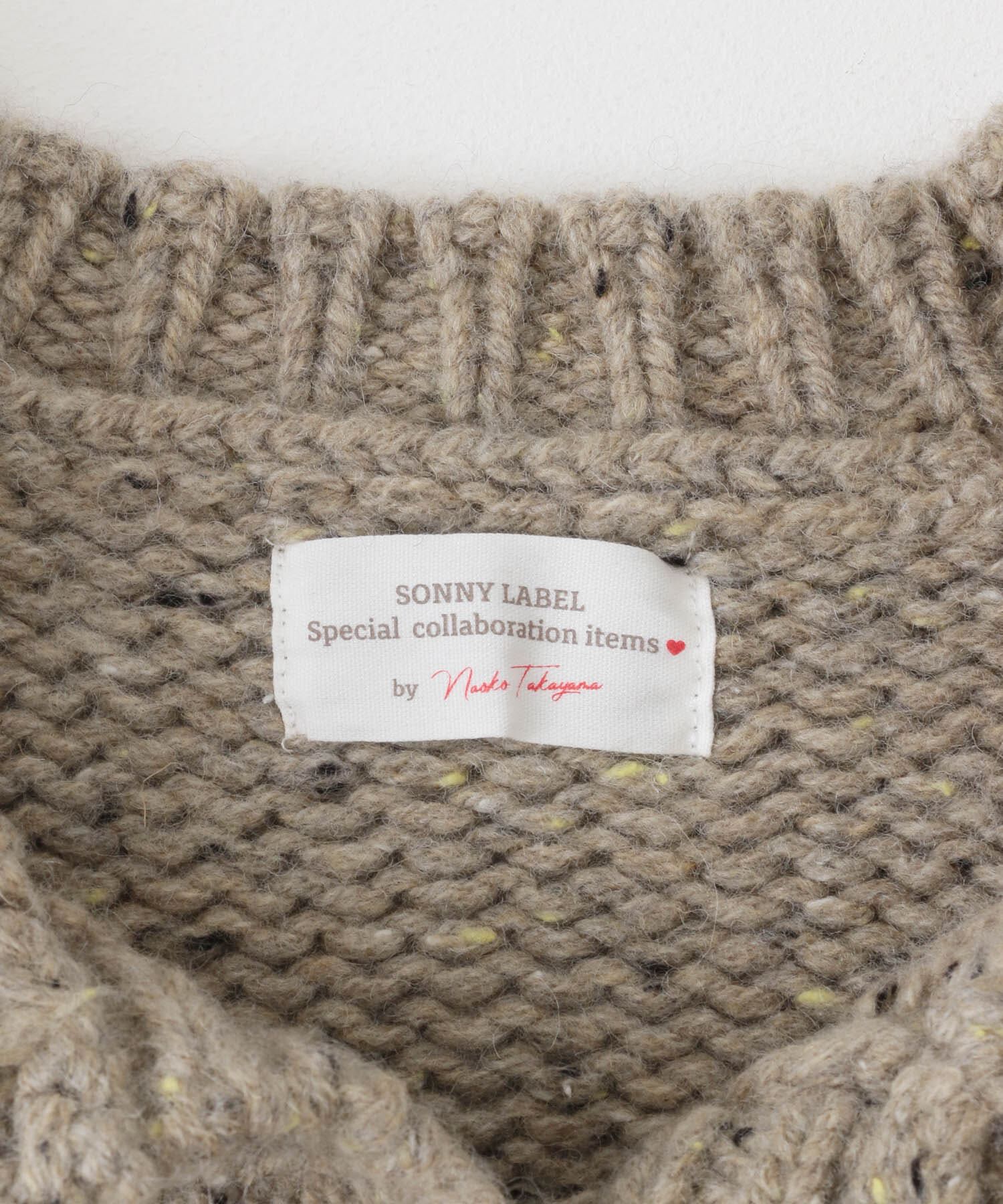 Sonny Label 「『WEB/一部店舗限定』NaokoTakayamaニットカーディガン」|カーディガン|