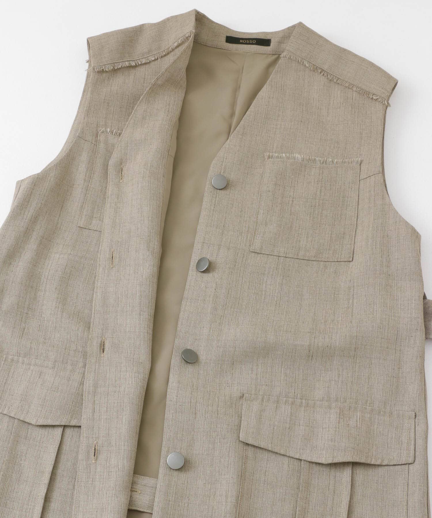 URBAN RESEARCH ROSSO「ポケットデザインレイヤードワンピース」|ワンピース|