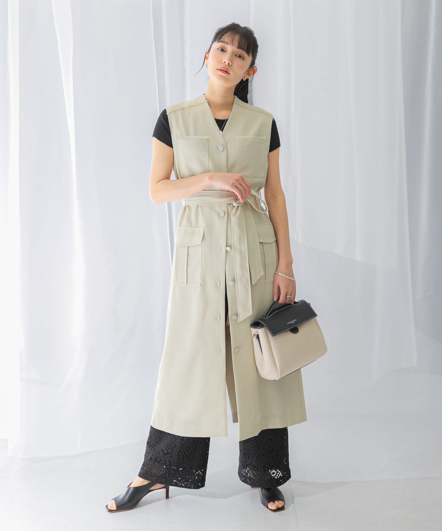 URBAN RESEARCH ROSSO「ポケットデザインレイヤードワンピース」|ワンピース|