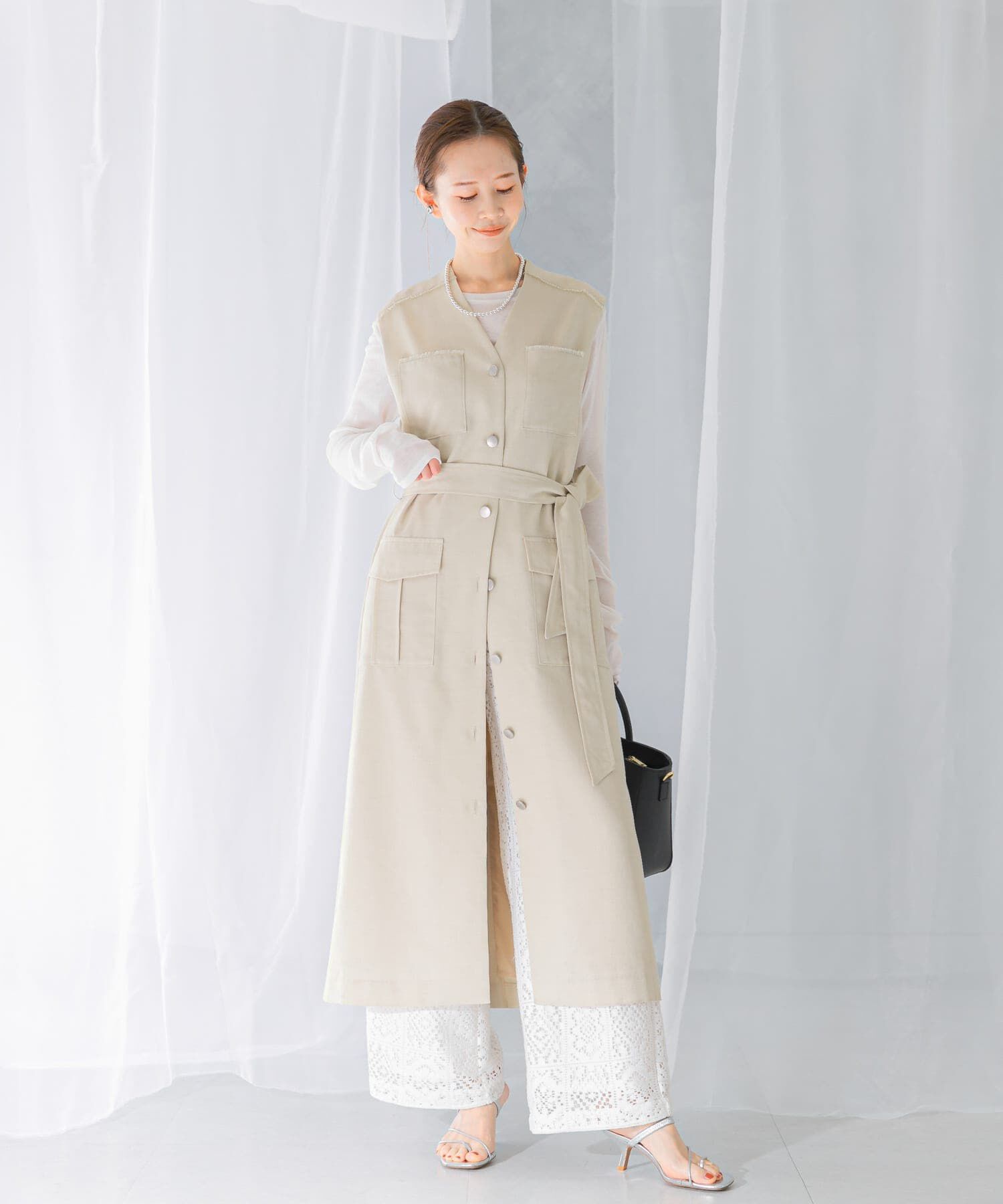 URBAN RESEARCH ROSSO「ポケットデザインレイヤードワンピース」|ワンピース|