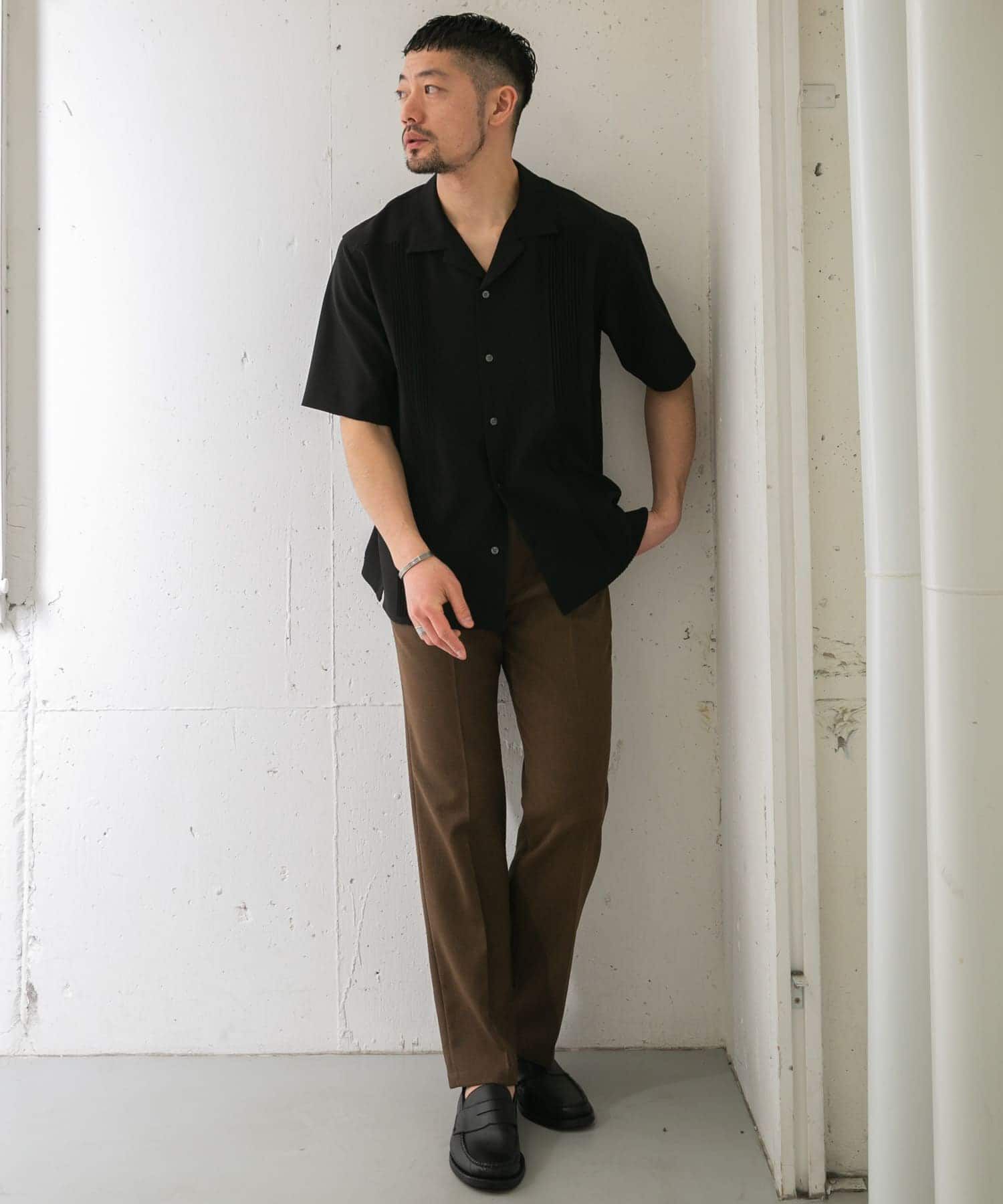 URBAN RESEARCH ROSSO「『WEB限定』『XLサイズあり』ウォッシャブルドライタッチ半袖シャツ」|シャツ・ブラウス|