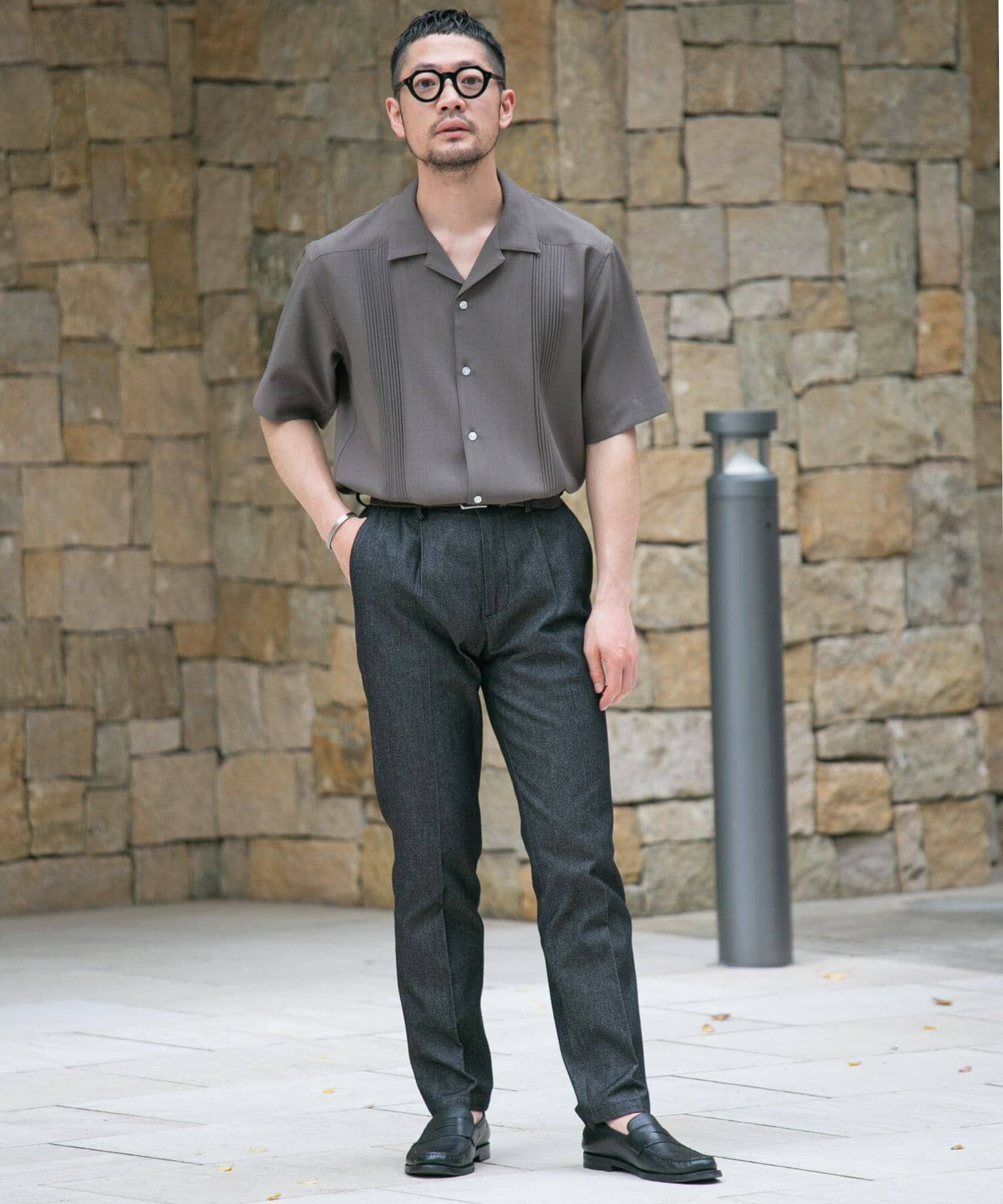 URBAN RESEARCH ROSSO「『WEB限定』『XLサイズあり』ウォッシャブルドライタッチ半袖シャツ」|シャツ・ブラウス|