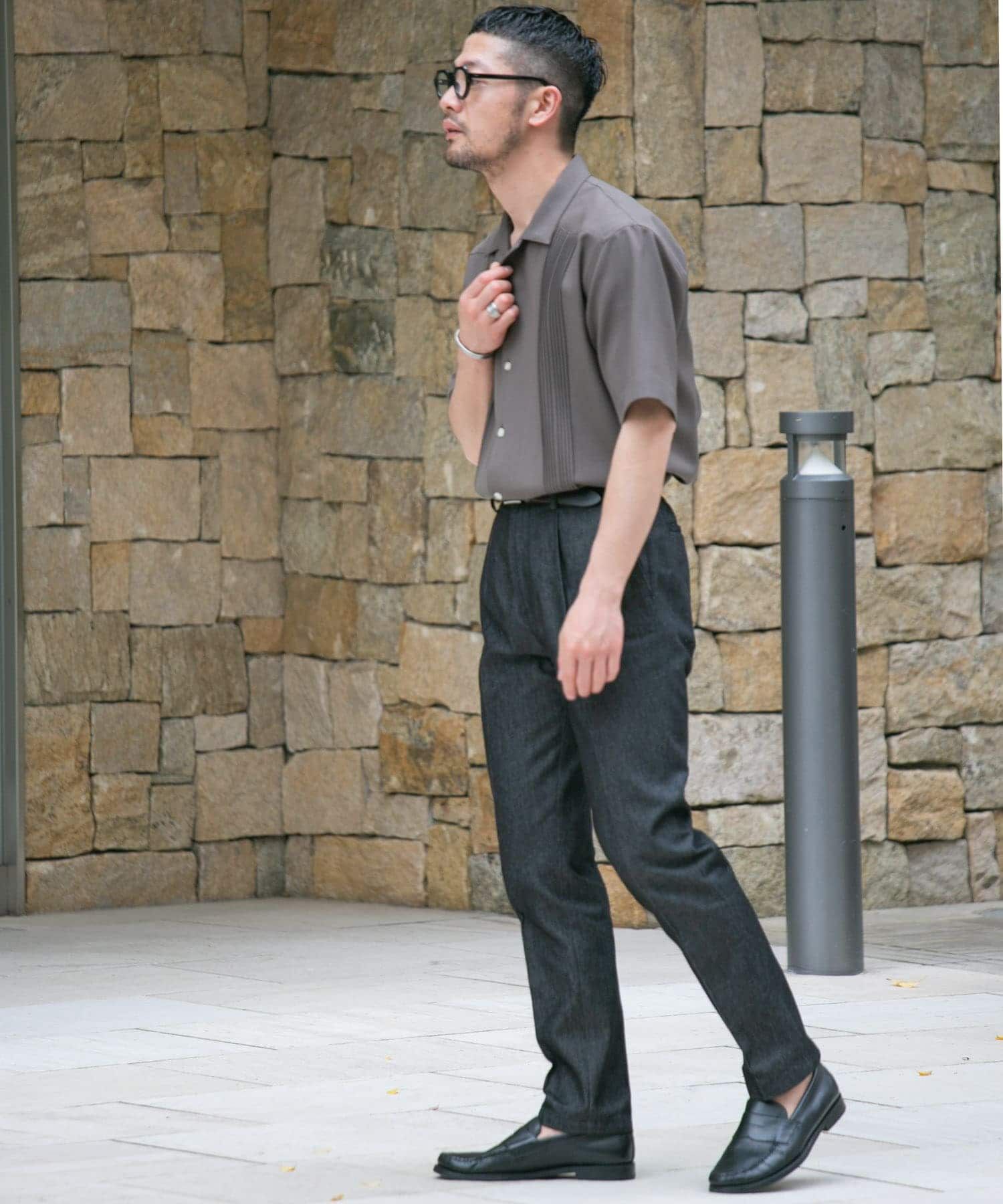 URBAN RESEARCH ROSSO「『WEB限定』『XLサイズあり』ウォッシャブルドライタッチ半袖シャツ」|シャツ・ブラウス|