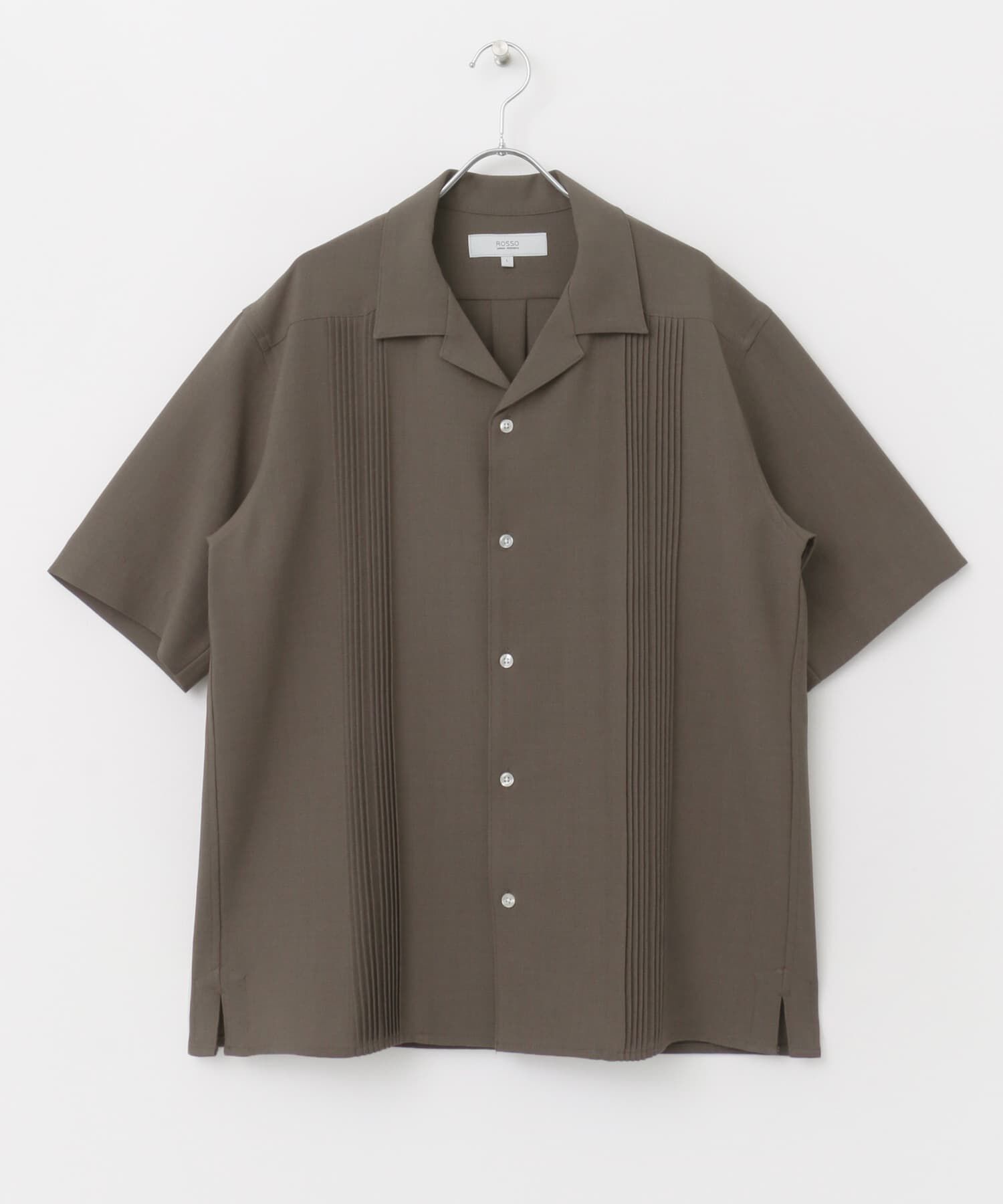 URBAN RESEARCH ROSSO「『WEB限定』『XLサイズあり』ウォッシャブルドライタッチ半袖シャツ」|シャツ・ブラウス|