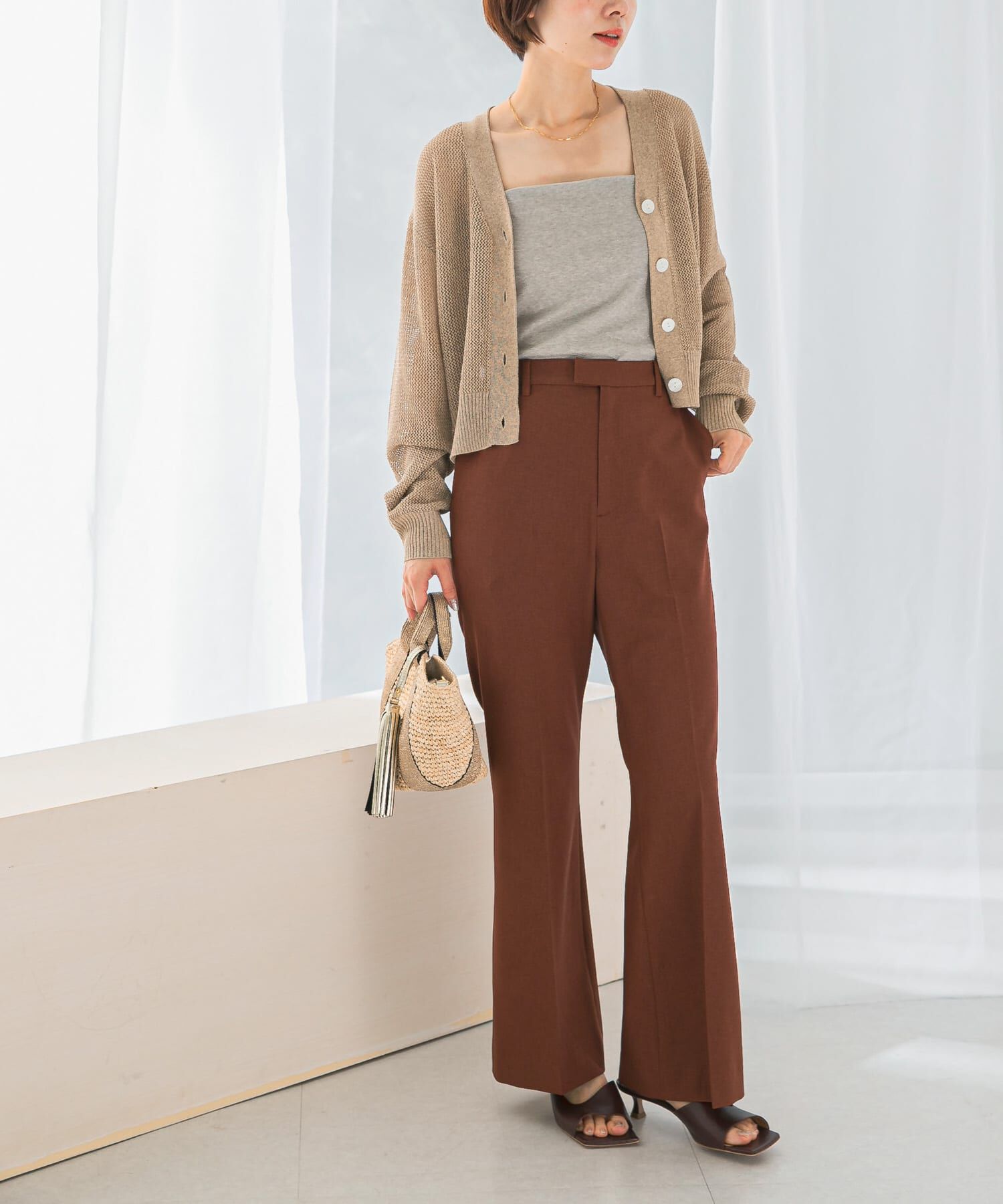 URBAN RESEARCH ROSSO「イージーケアセミフレアパンツ」|その他|