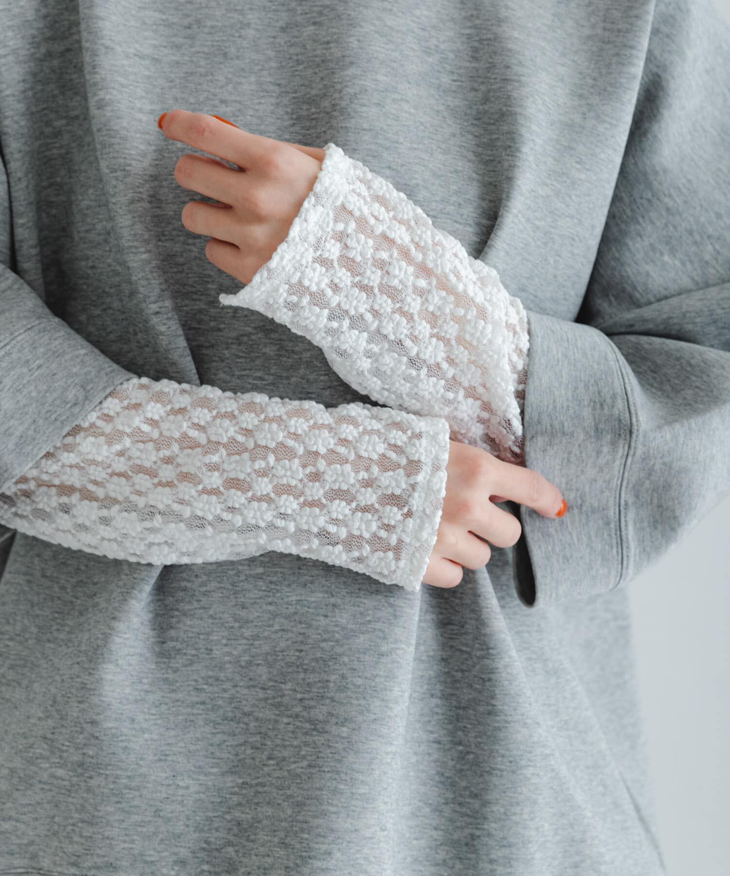 URBAN RESEARCH「ストレッチレースプルオーバー」|Tシャツ・カットソー|