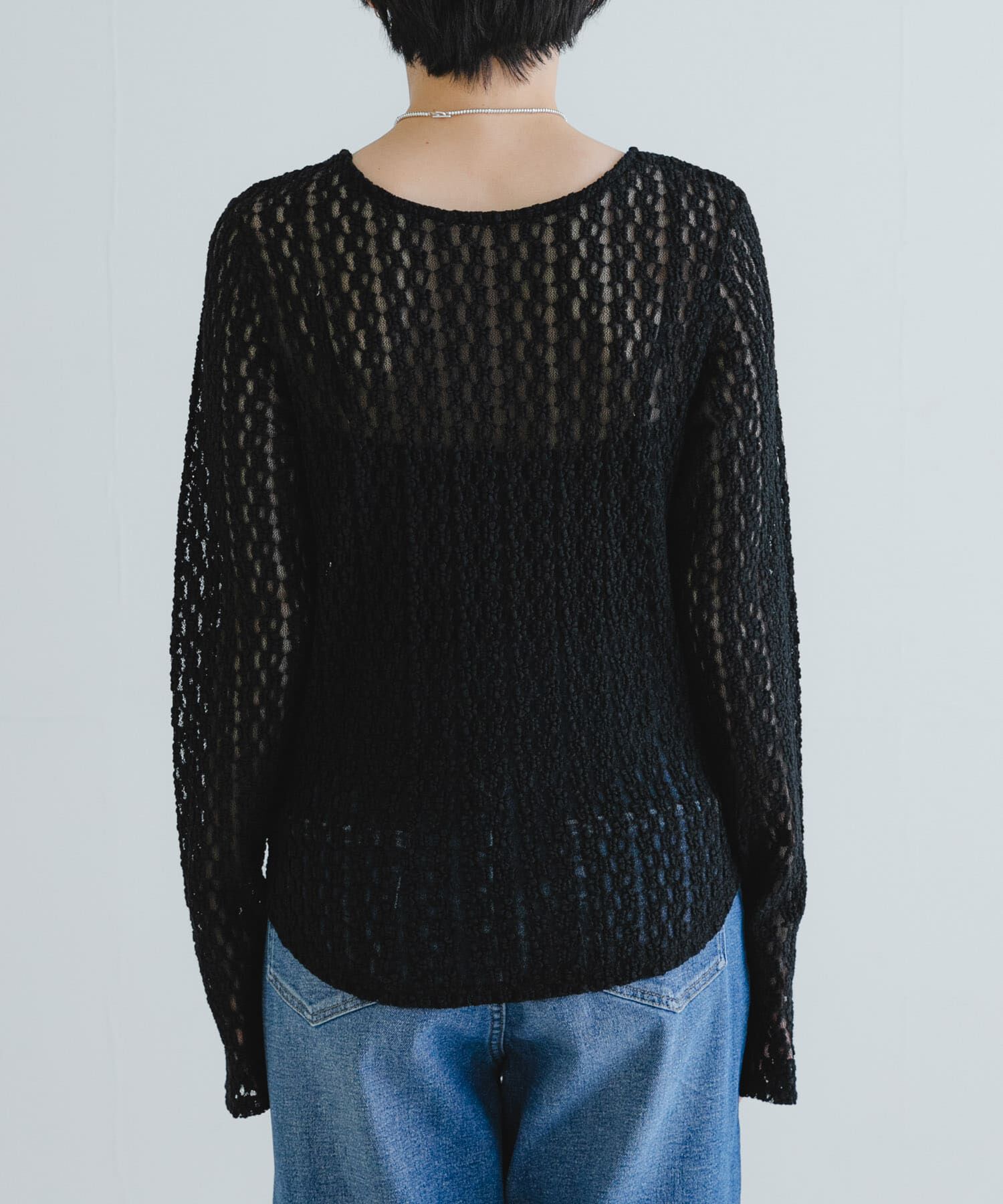 URBAN RESEARCH「ストレッチレースプルオーバー」|Tシャツ・カットソー|