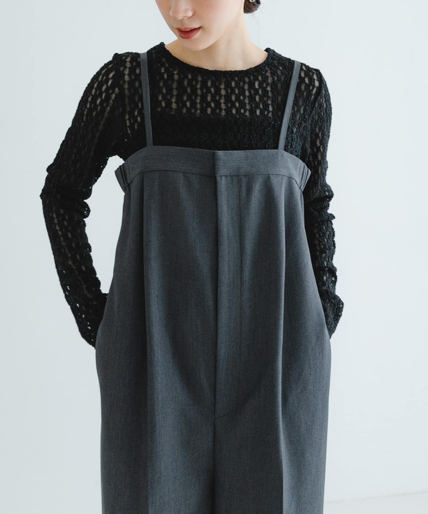URBAN RESEARCH「ストレッチレースプルオーバー」|Tシャツ・カットソー|