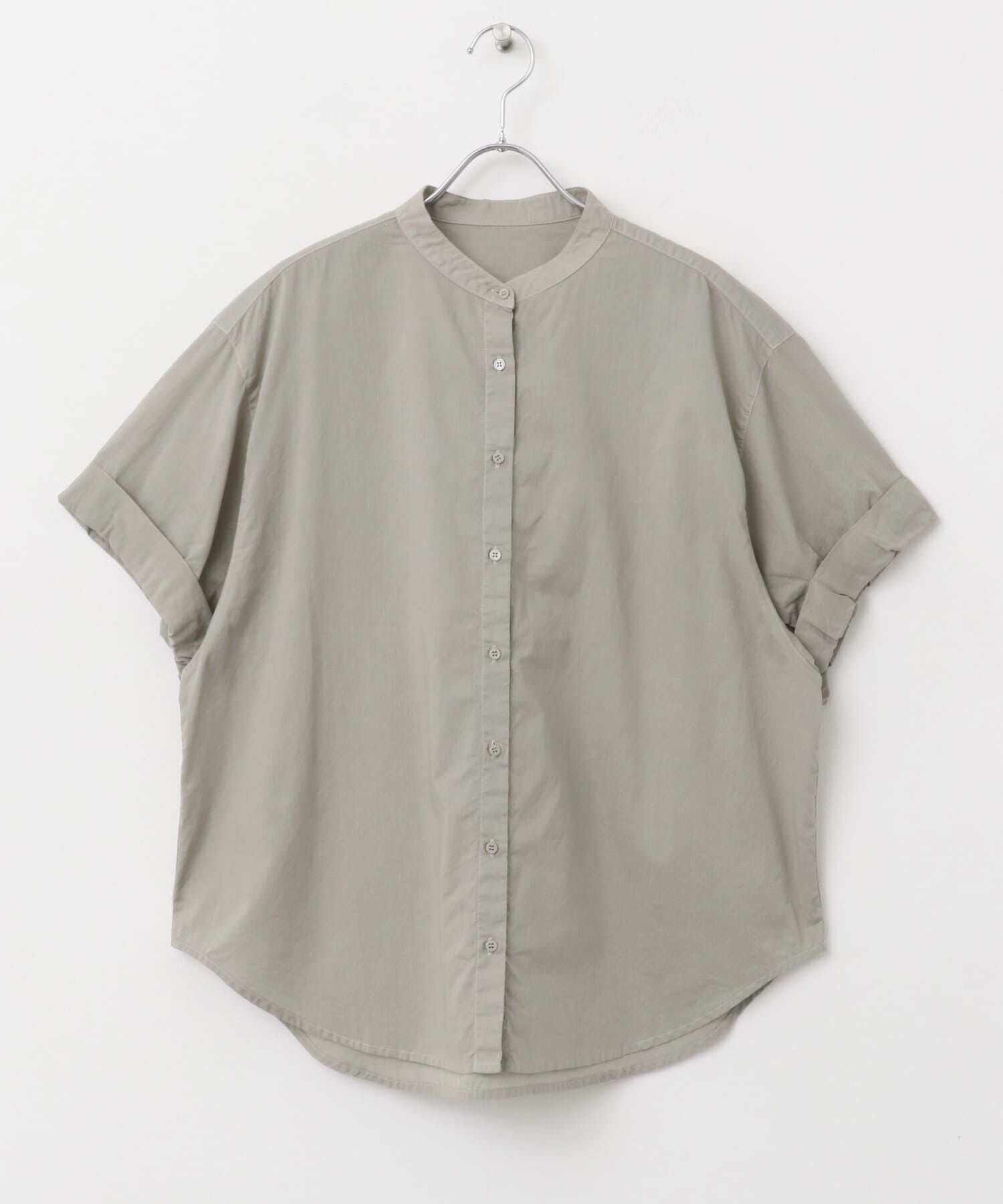 URBAN RESEARCH DOORS「製品染めロールスリーブブラウス」|シャツ・ブラウス|