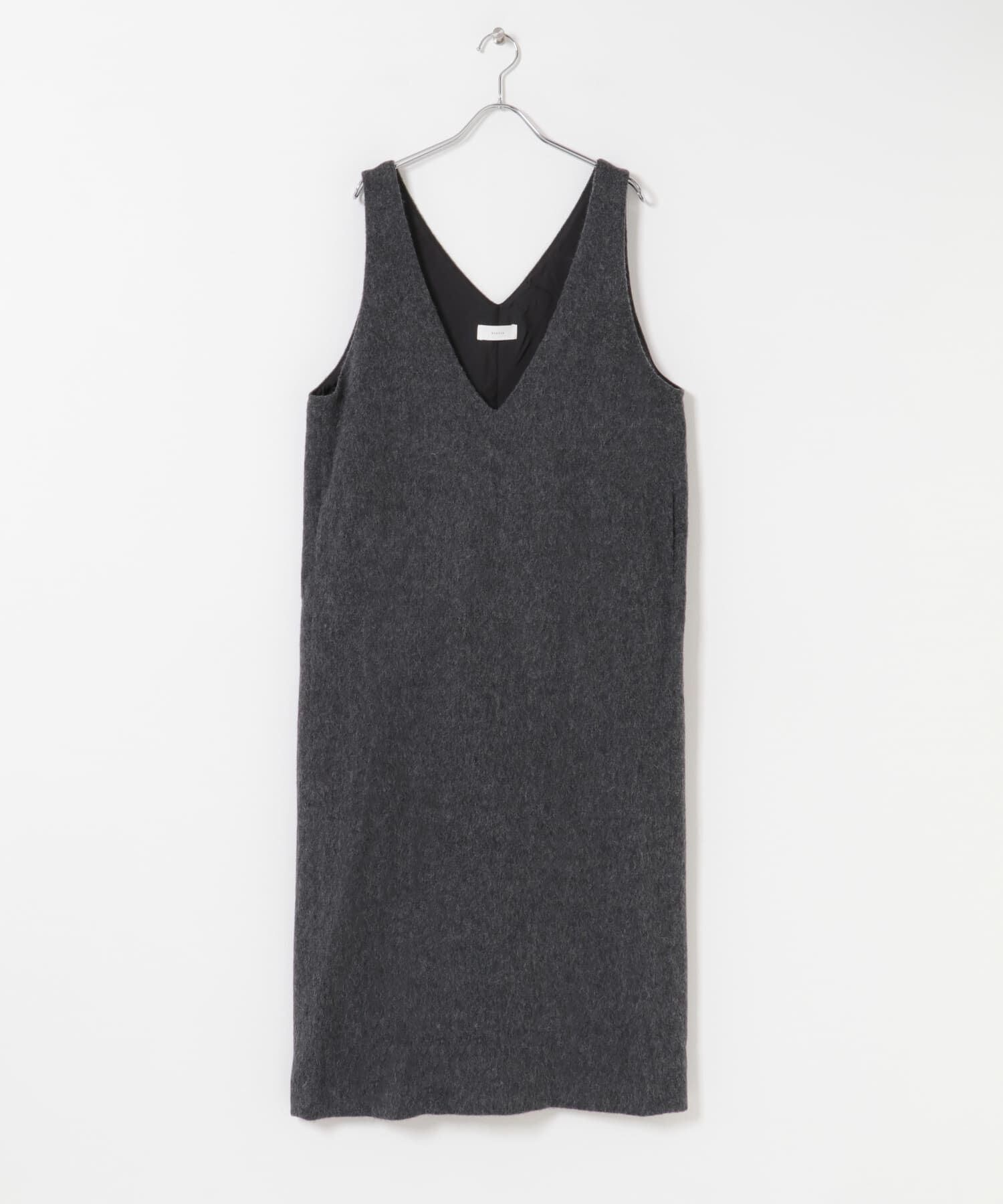 かぐれ「Vネックウールシャギーワンピース」|ワンピース|