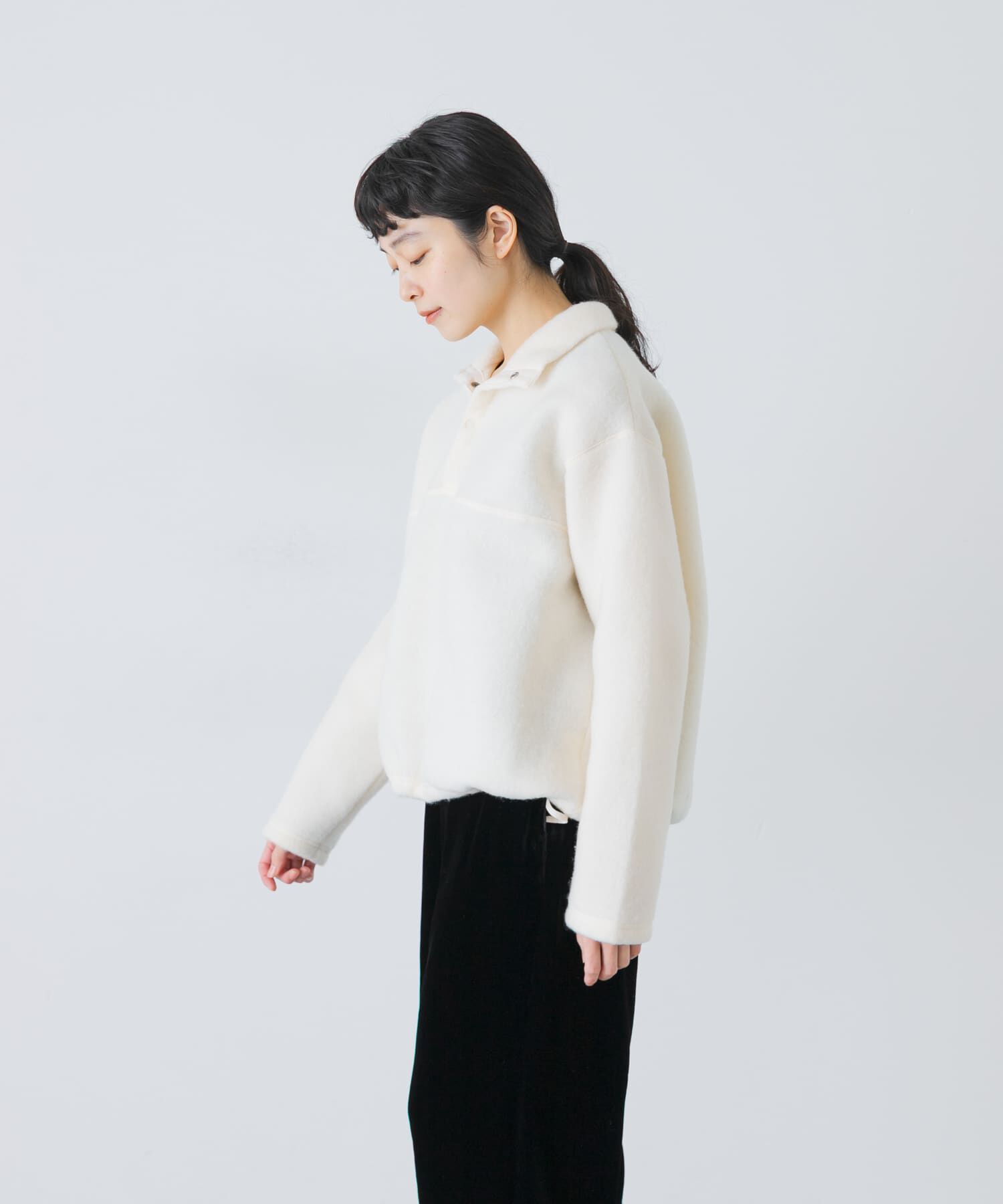 かぐれ「ウールコットンフリースプルオーバー」|その他|