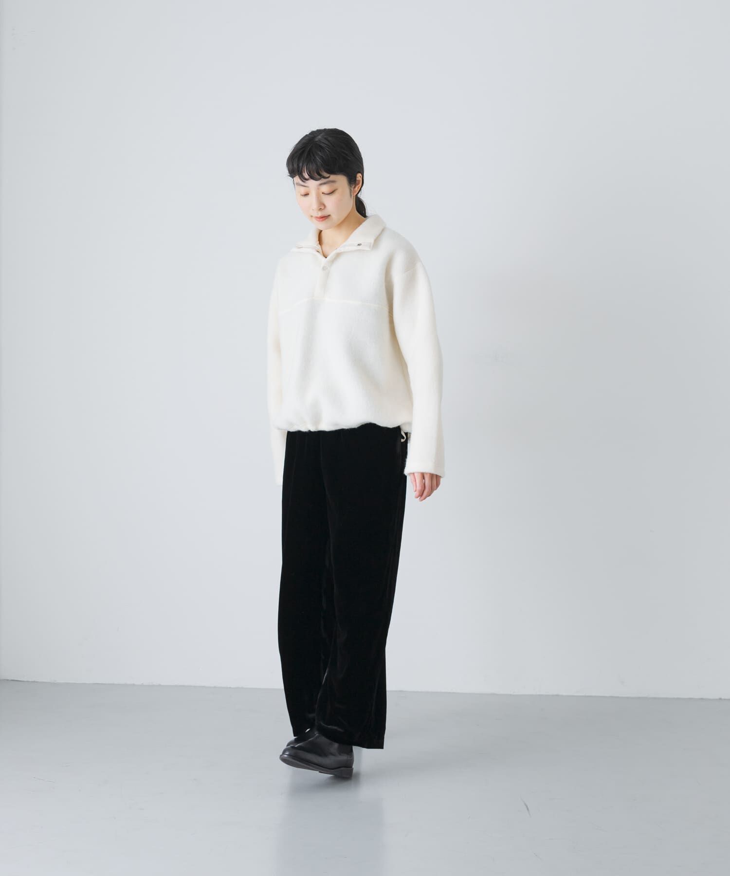 かぐれ「ウールコットンフリースプルオーバー」|その他|