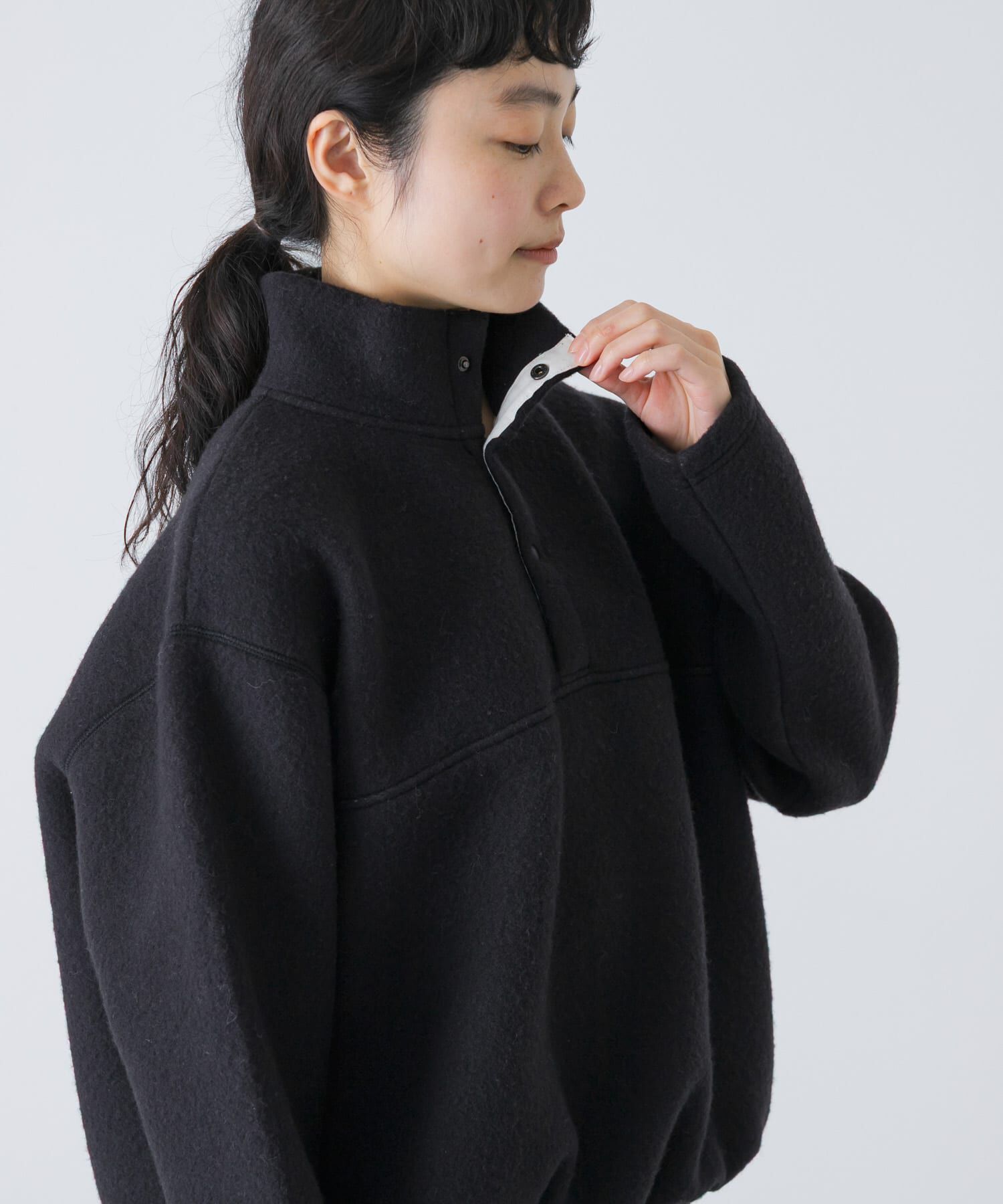 かぐれ「ウールコットンフリースプルオーバー」|その他|