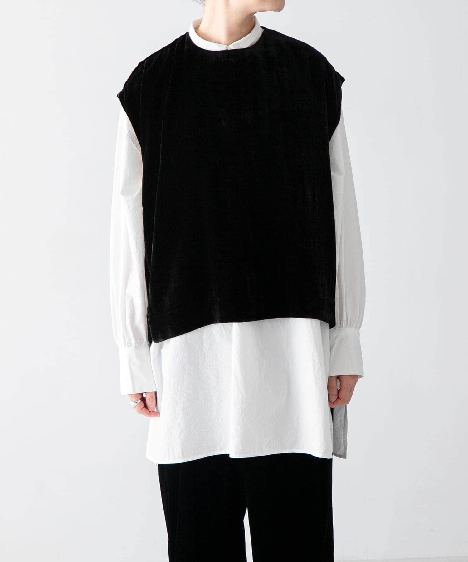 かぐれ「レーヨンシルクベルベットプルオーバー」|その他|ブラック