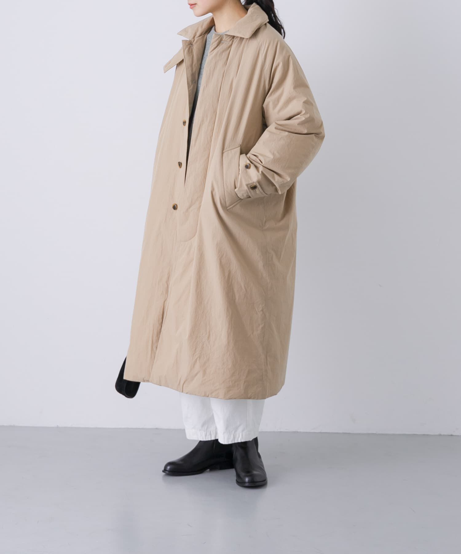 かぐれ「コットンダウンコート」|ダウン|