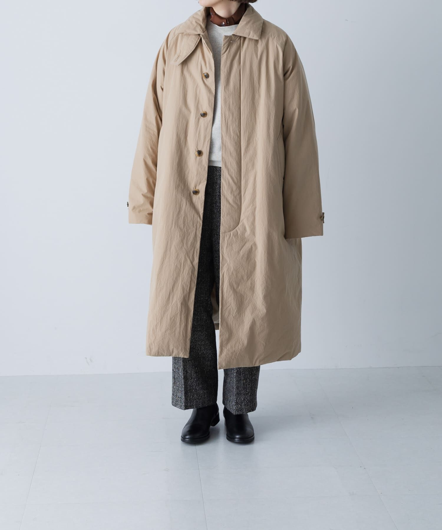 かぐれ「コットンダウンコート」|ダウン|