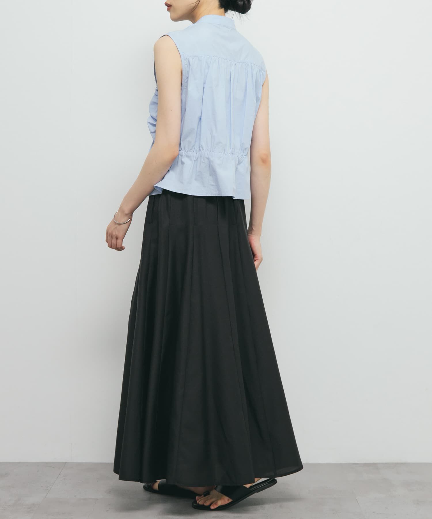  「ワイドフレアシアースカート」|スカート|