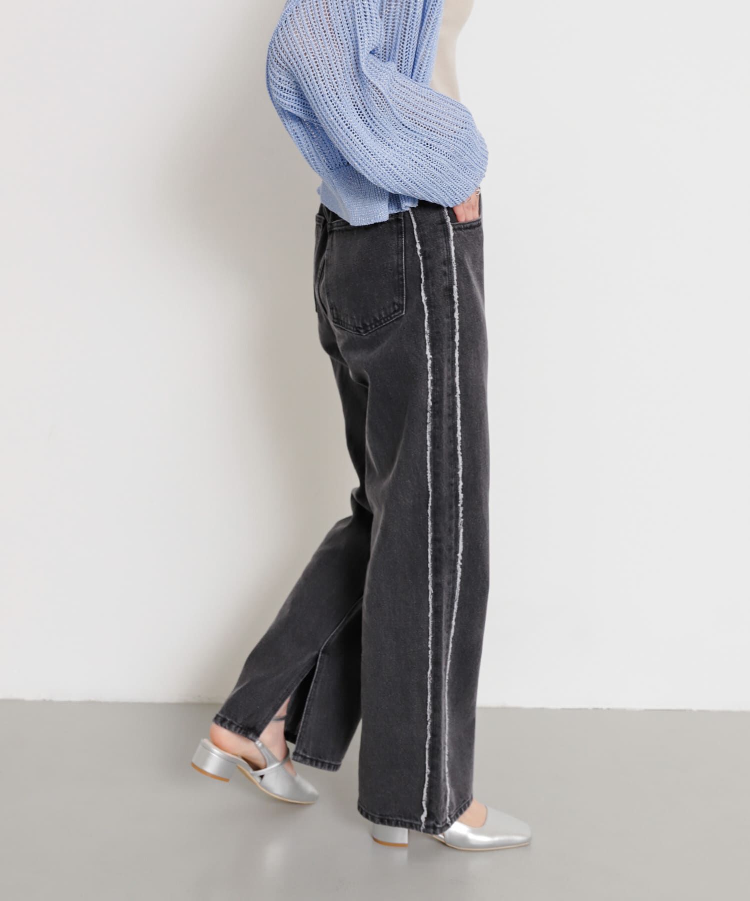 SENSE OF PLACE by URBAN RESEARCH「サイドフリンジデニム」|デニム|