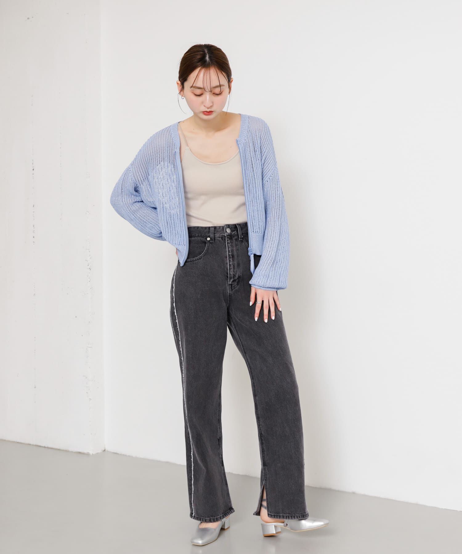 SENSE OF PLACE by URBAN RESEARCH「サイドフリンジデニム」|デニム|