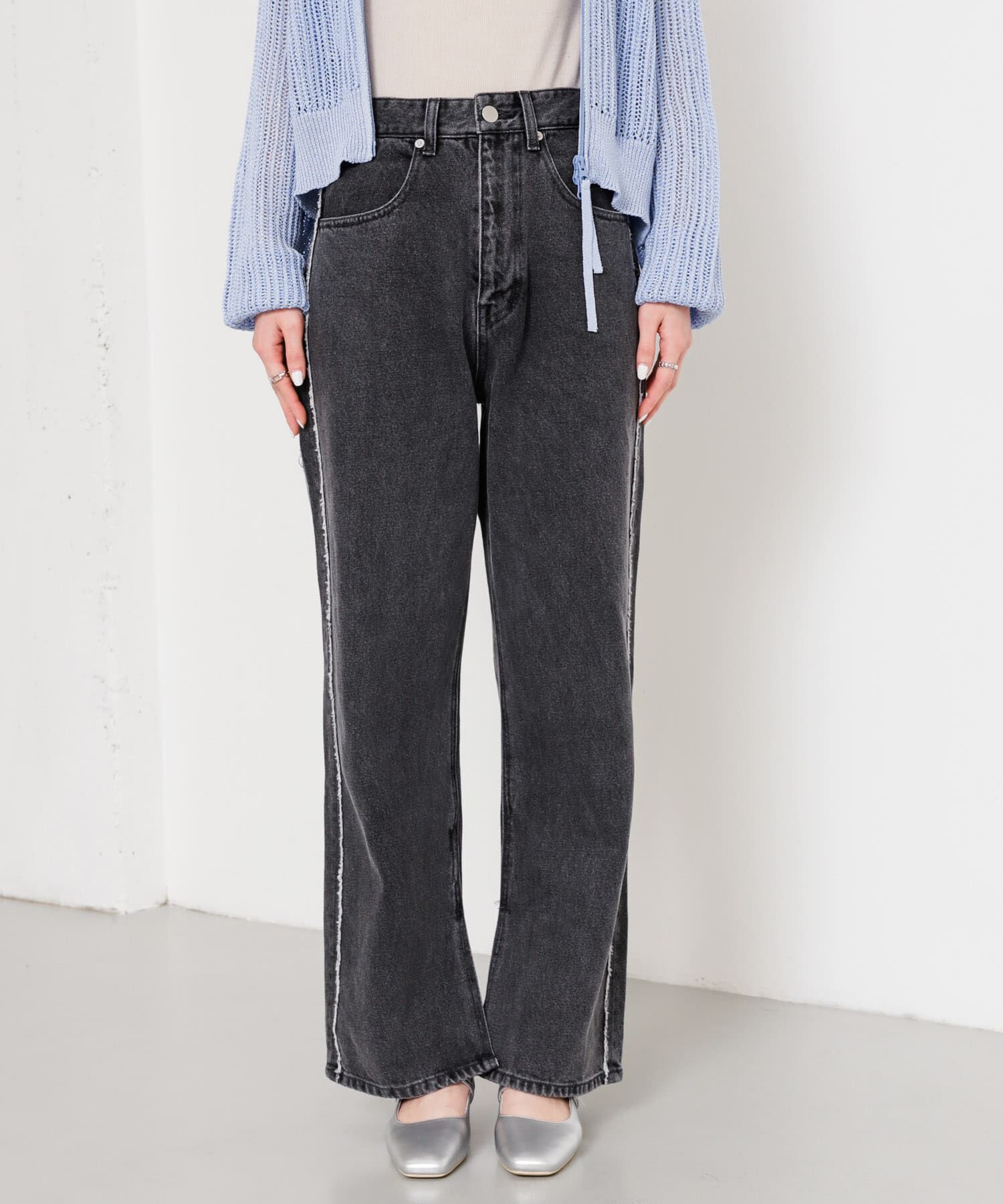 SENSE OF PLACE by URBAN RESEARCH「サイドフリンジデニム」|デニム|