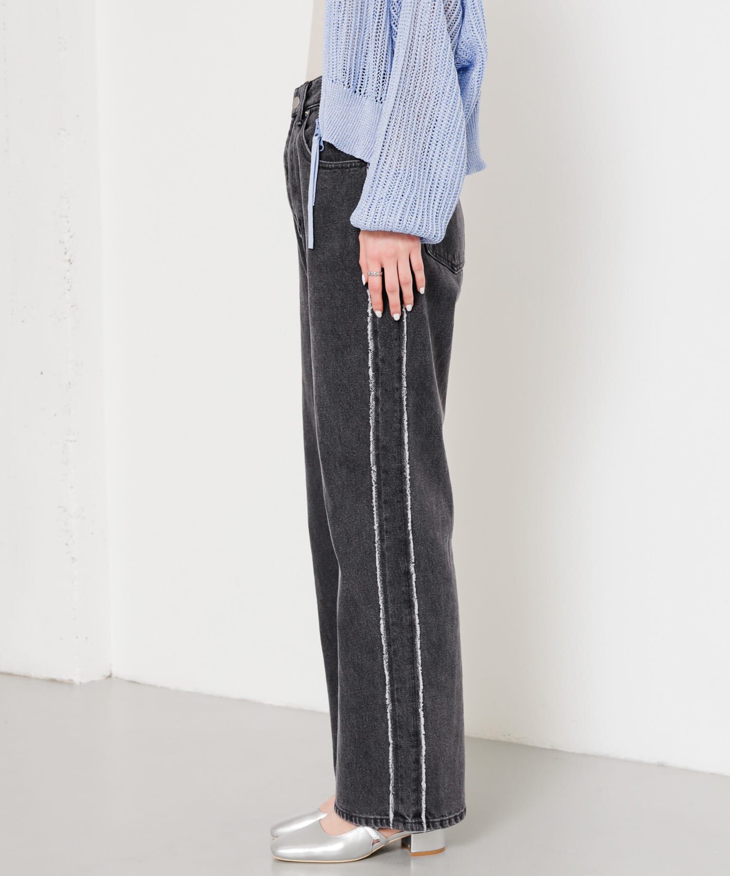 SENSE OF PLACE by URBAN RESEARCH「サイドフリンジデニム」|デニム|