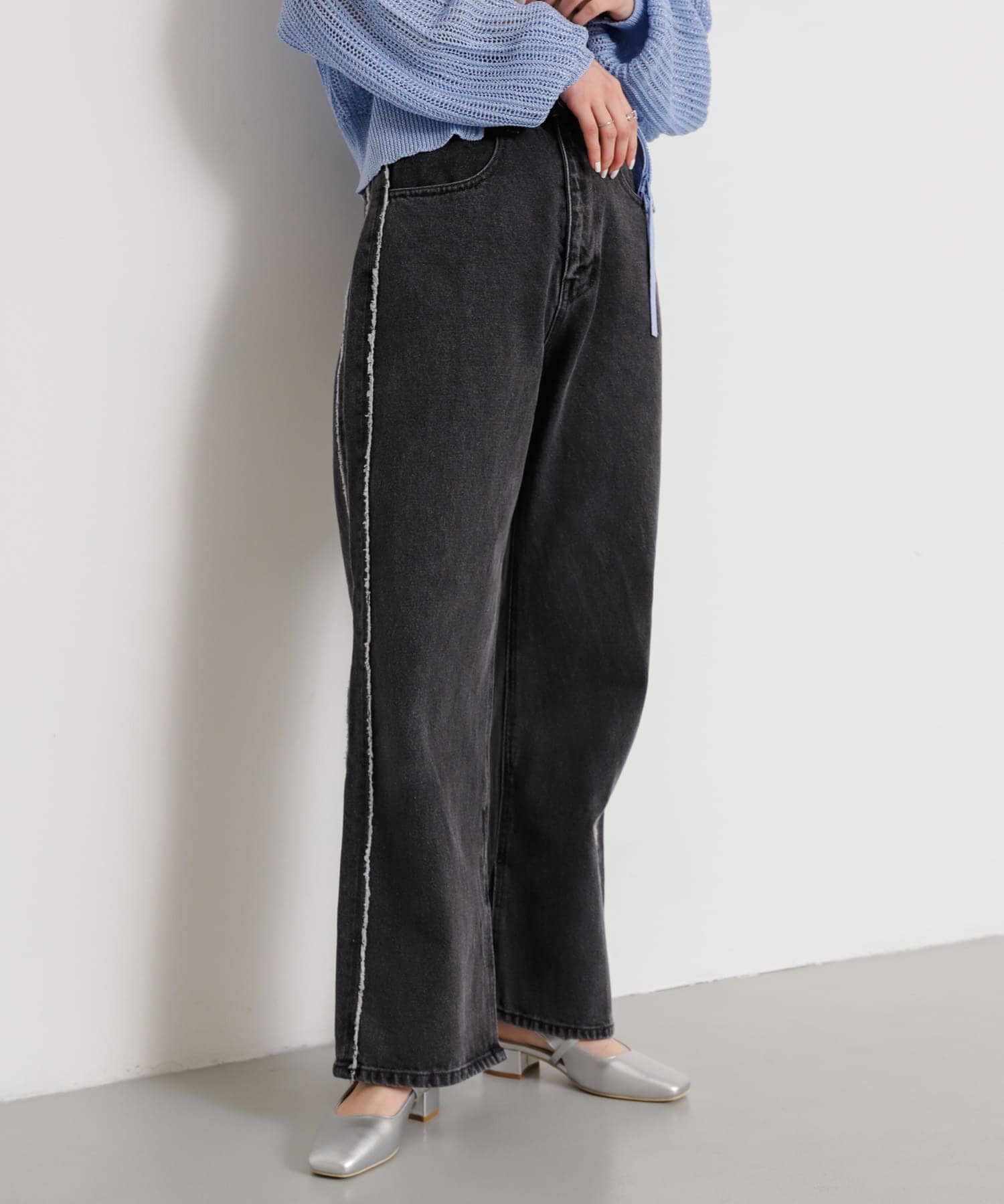 SENSE OF PLACE by URBAN RESEARCH「サイドフリンジデニム」|デニム|