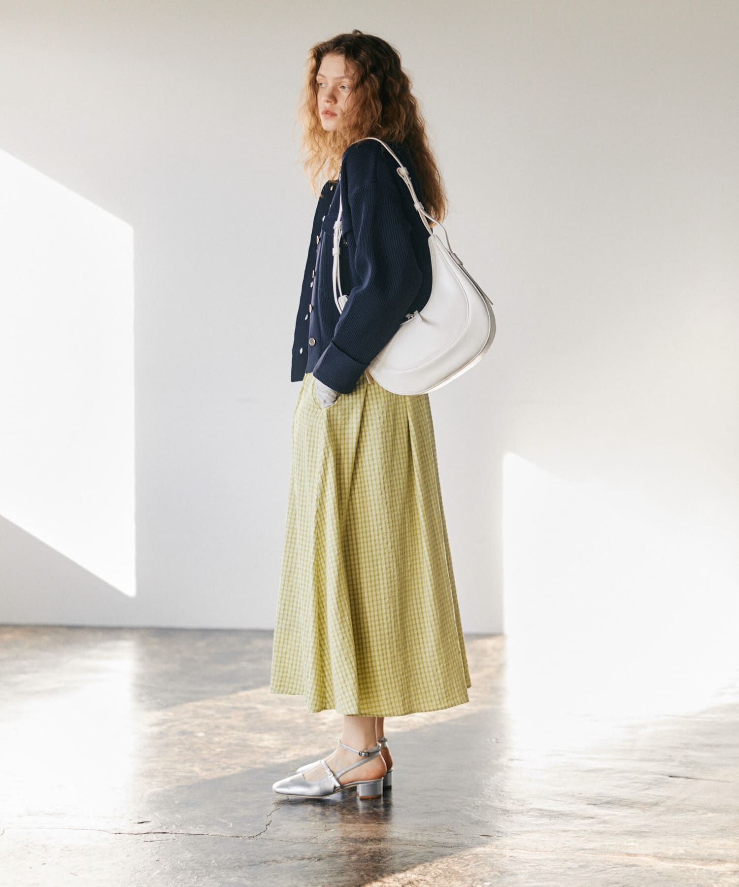 SENSE OF PLACE by URBAN RESEARCH「チェックボリュームスカート」|スカート|