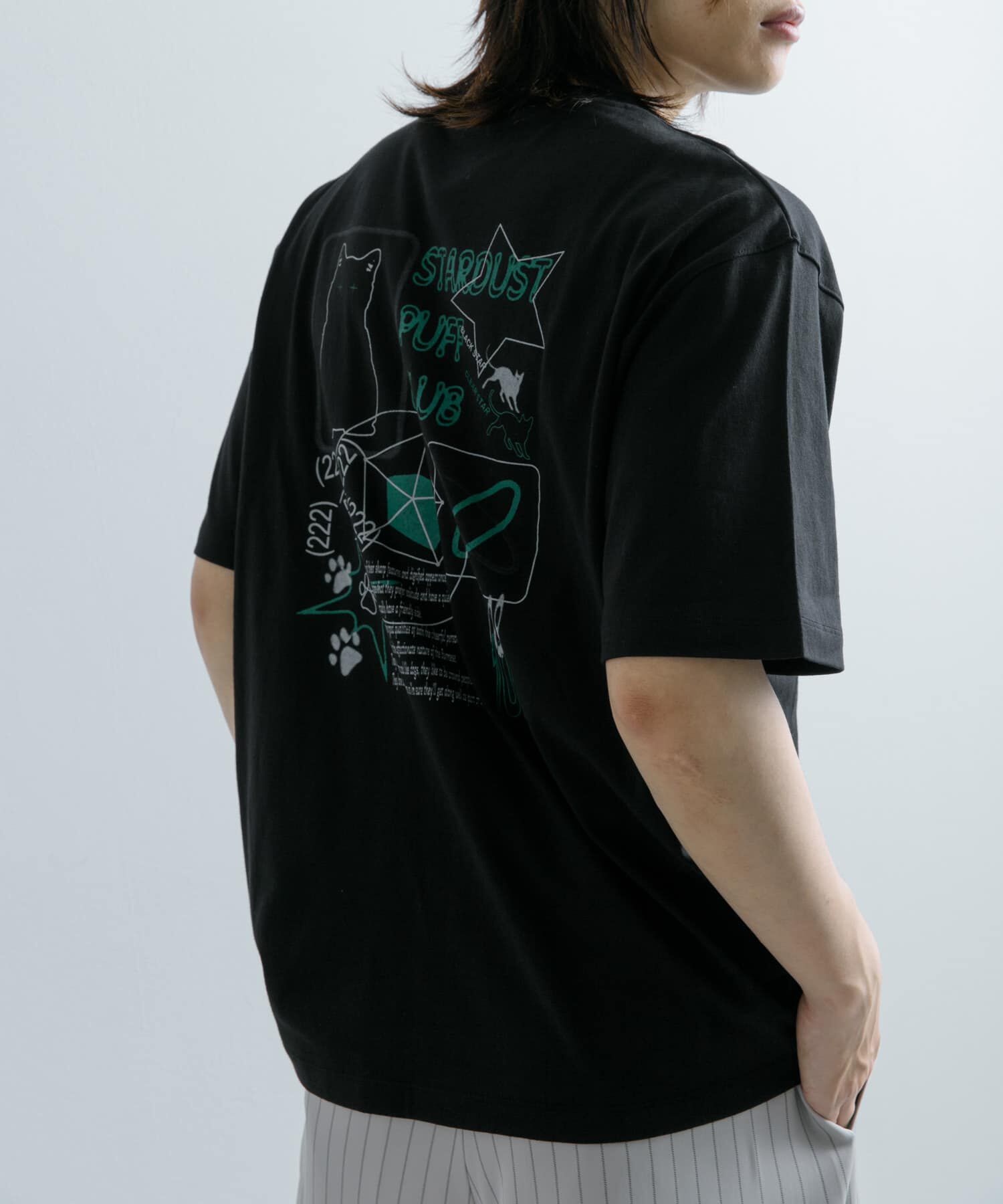 SENSE OF PLACE by URBAN RESEARCH「キャットグラフィックプリントTシャツ B」|Tシャツ・カットソー|