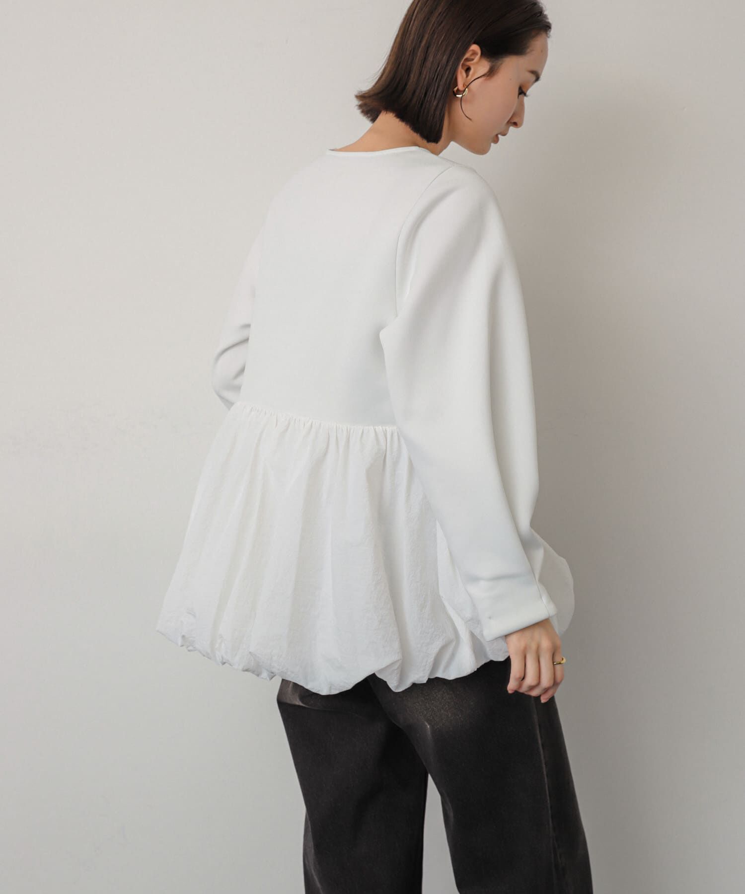 SENSE OF PLACE by URBAN RESEARCH「バルーンドッキングカットトップ」|Tシャツ・カットソー|