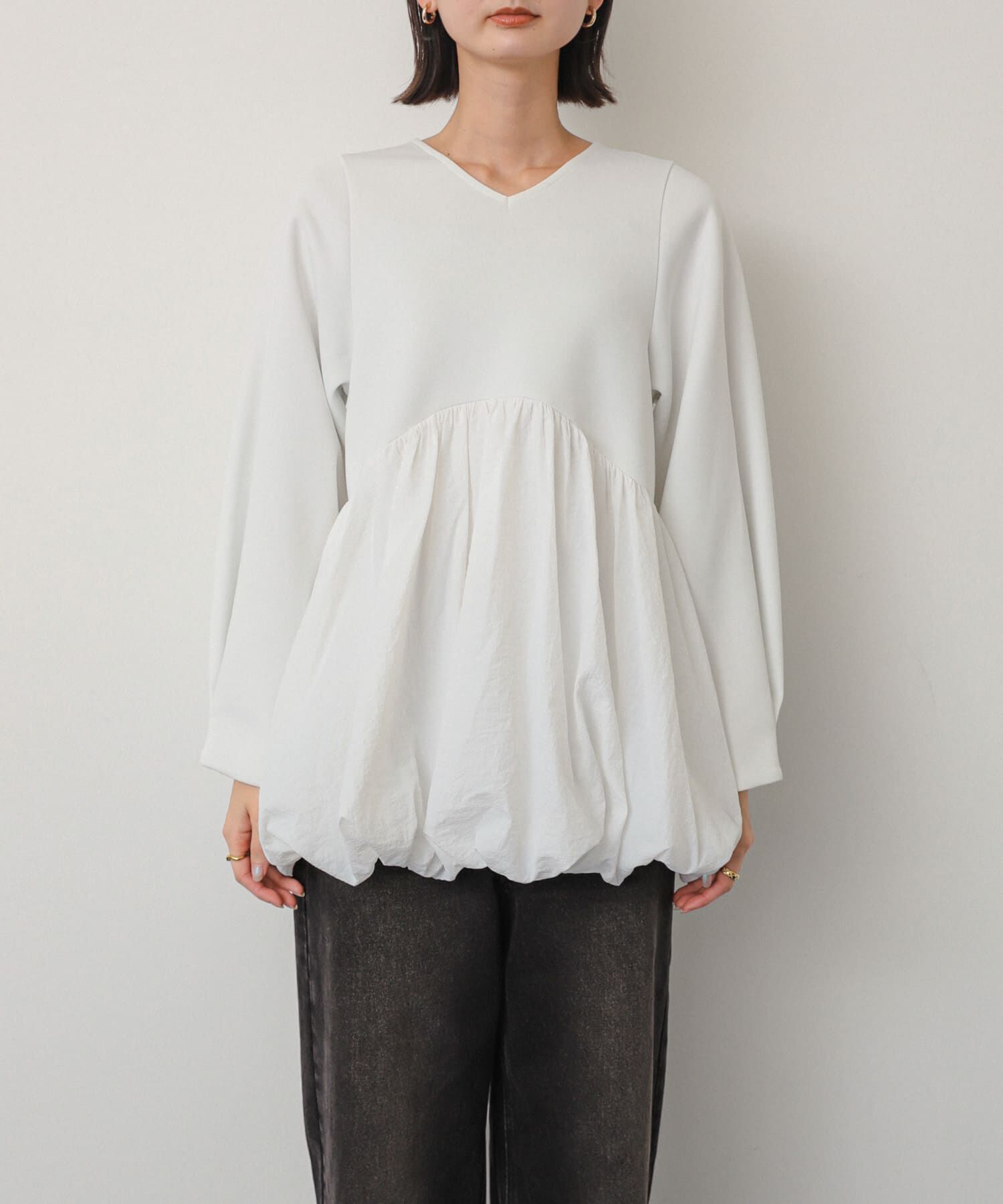 SENSE OF PLACE by URBAN RESEARCH「バルーンドッキングカットトップ」|Tシャツ・カットソー|