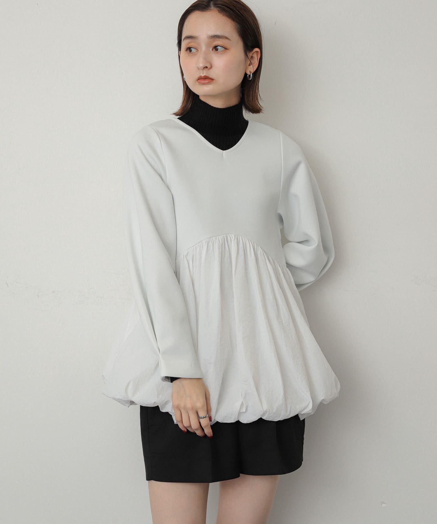 SENSE OF PLACE by URBAN RESEARCH「バルーンドッキングカットトップ」|Tシャツ・カットソー|