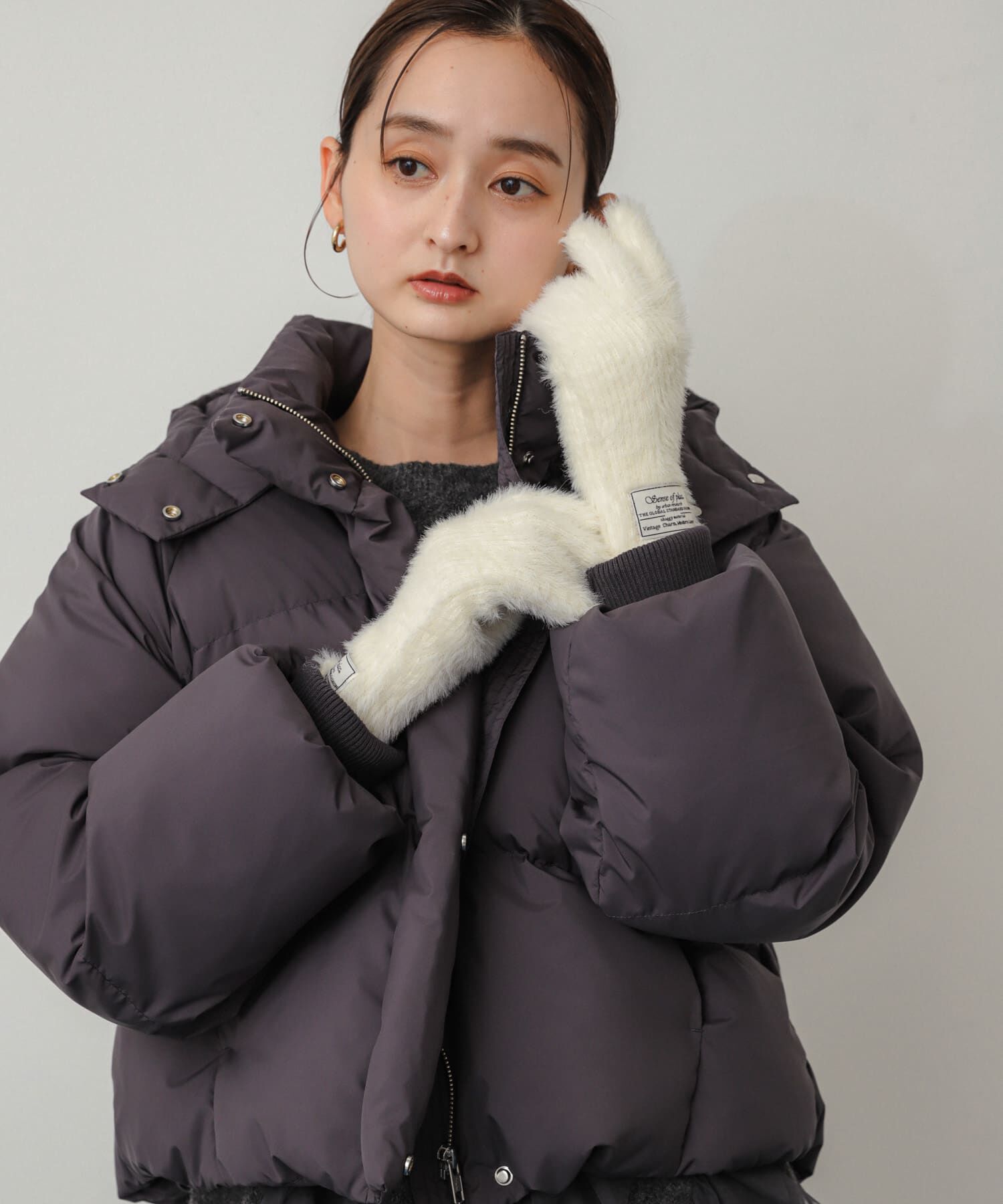 SENSE OF PLACE by URBAN RESEARCH「シャギーニットグローブ」|手袋|