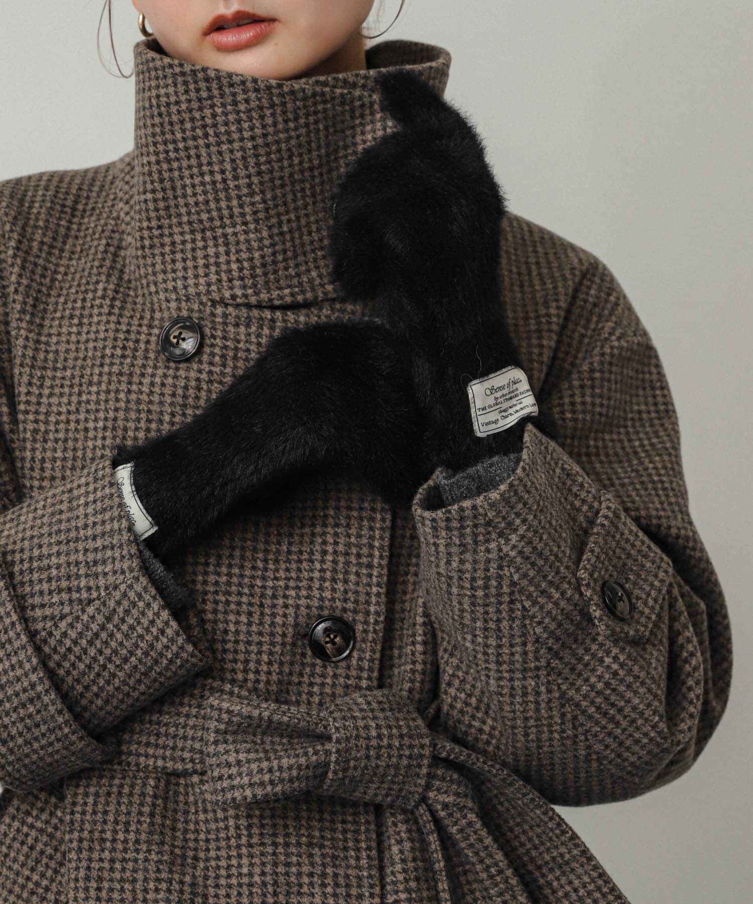 SENSE OF PLACE by URBAN RESEARCH「シャギーニットグローブ」|手袋|