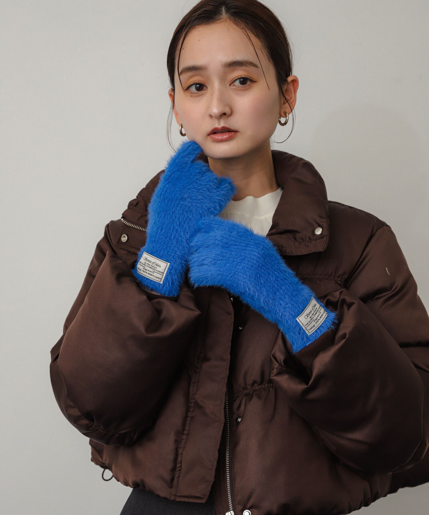 SENSE OF PLACE by URBAN RESEARCH「シャギーニットグローブ」|手袋|