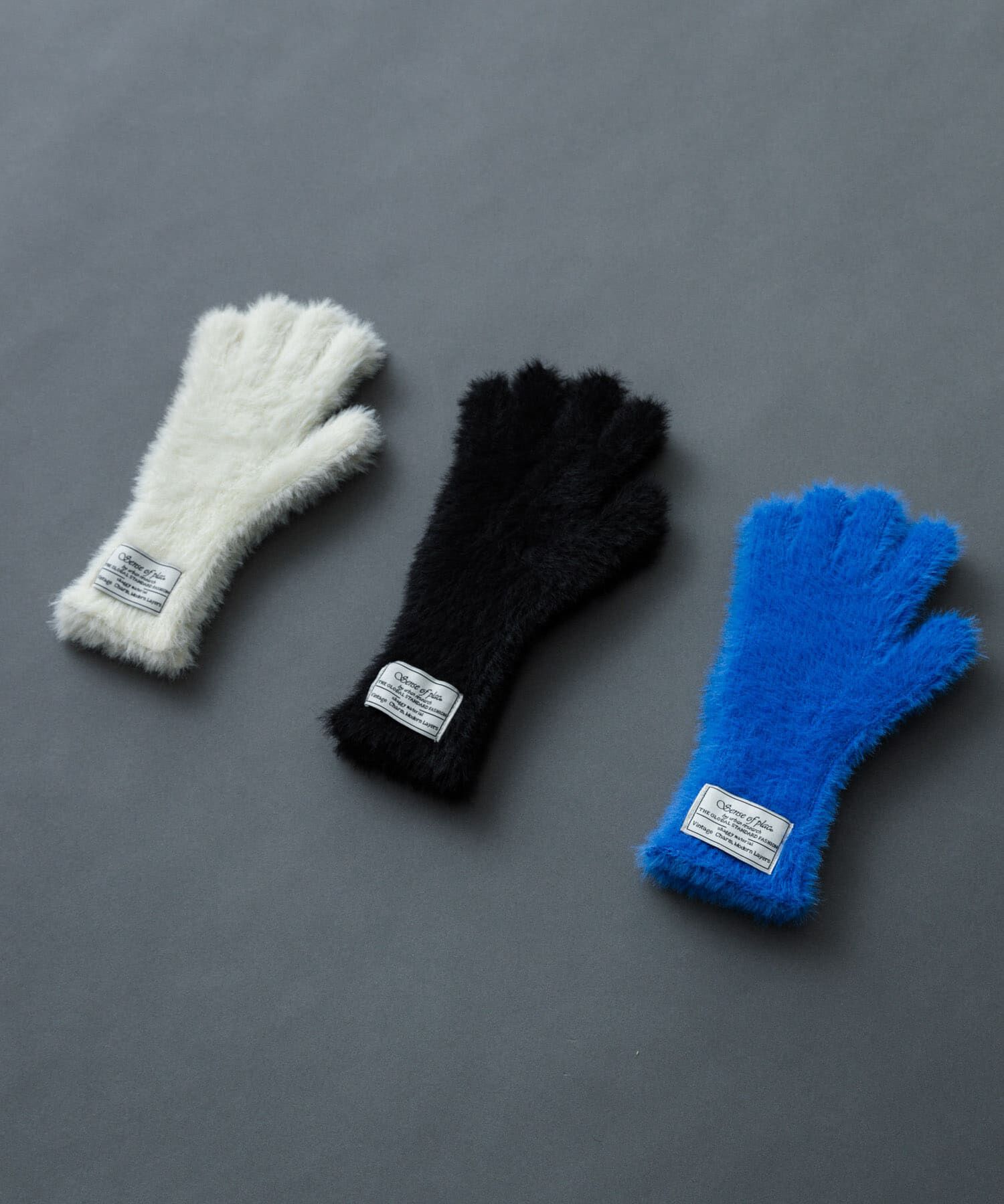 SENSE OF PLACE by URBAN RESEARCH「シャギーニットグローブ」|手袋|