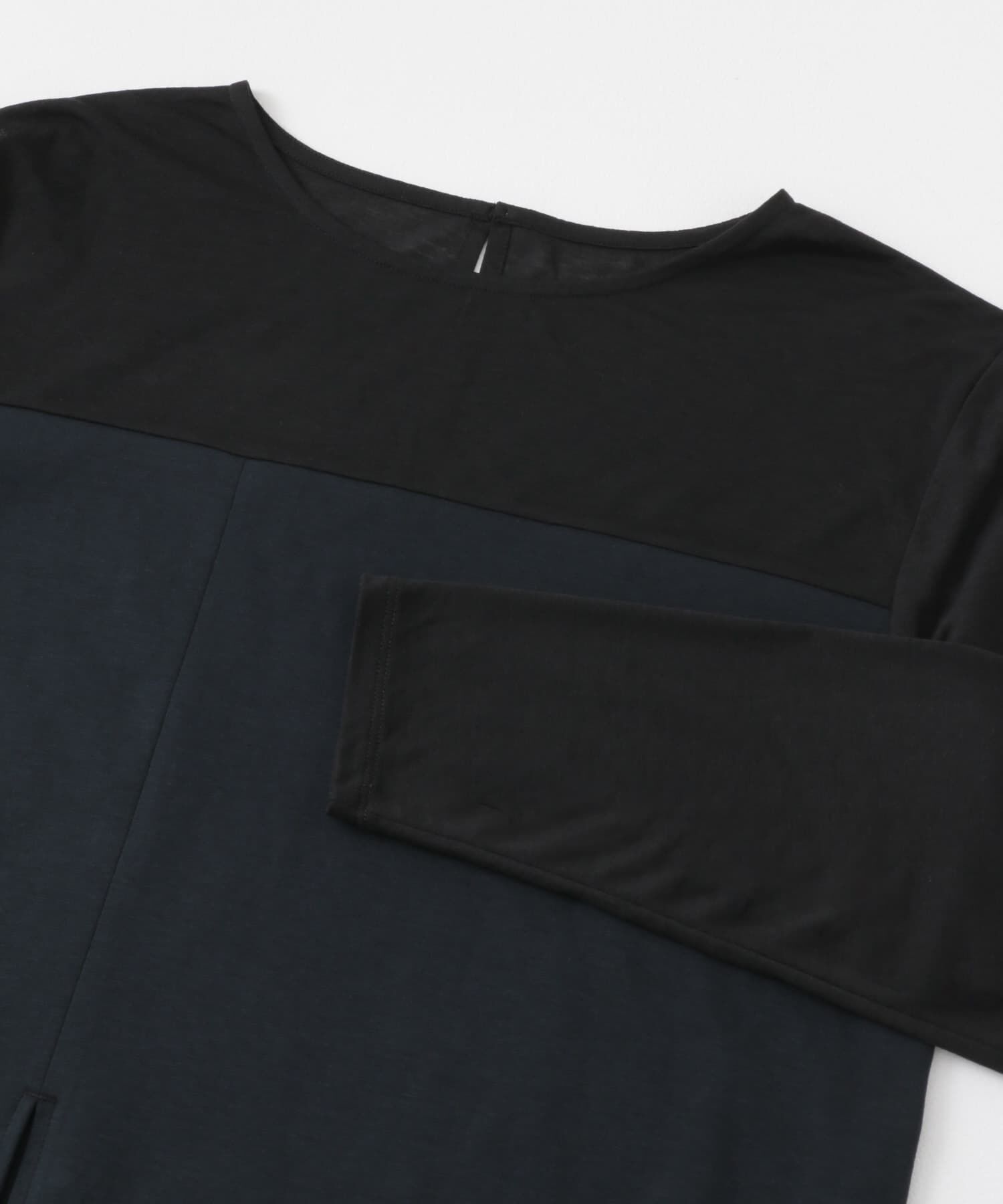 SENSE OF PLACE by URBAN RESEARCH「クルーネックドッキングスリットトップ」|Tシャツ・カットソー|