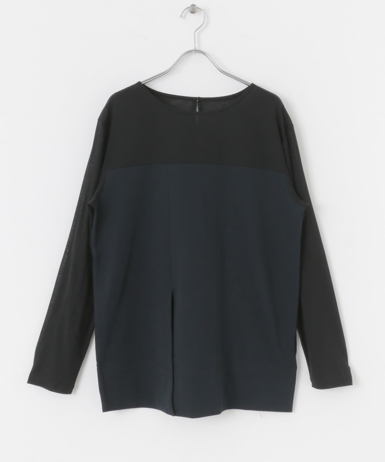 SENSE OF PLACE by URBAN RESEARCH「クルーネックドッキングスリットトップ」|Tシャツ・カットソー|