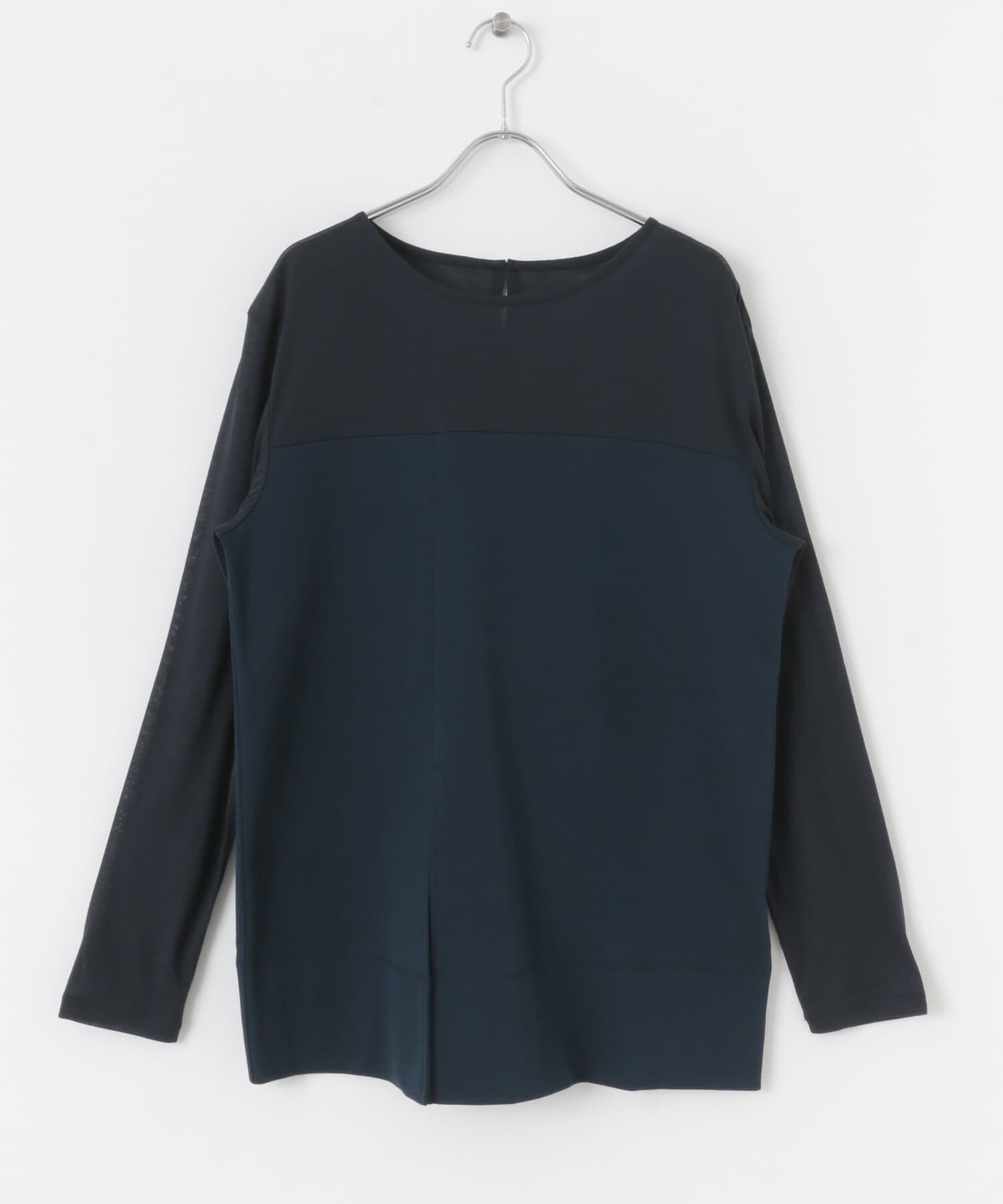 SENSE OF PLACE by URBAN RESEARCH「クルーネックドッキングスリットトップ」|Tシャツ・カットソー|