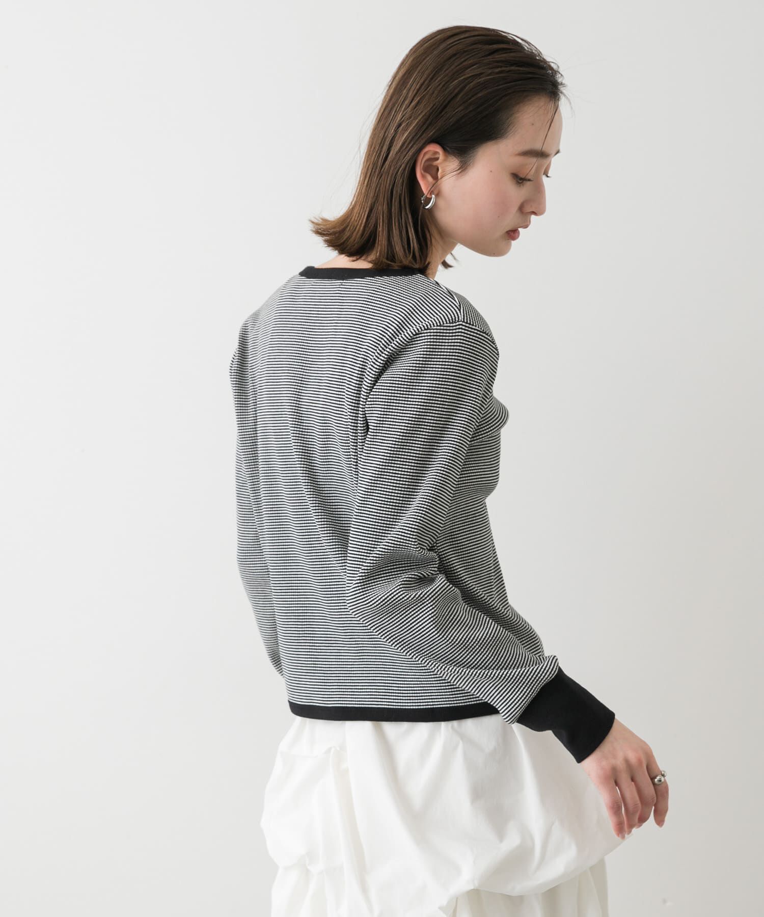 SENSE OF PLACE by URBAN RESEARCH「Vネックバイカラートップ」|Tシャツ・カットソー|