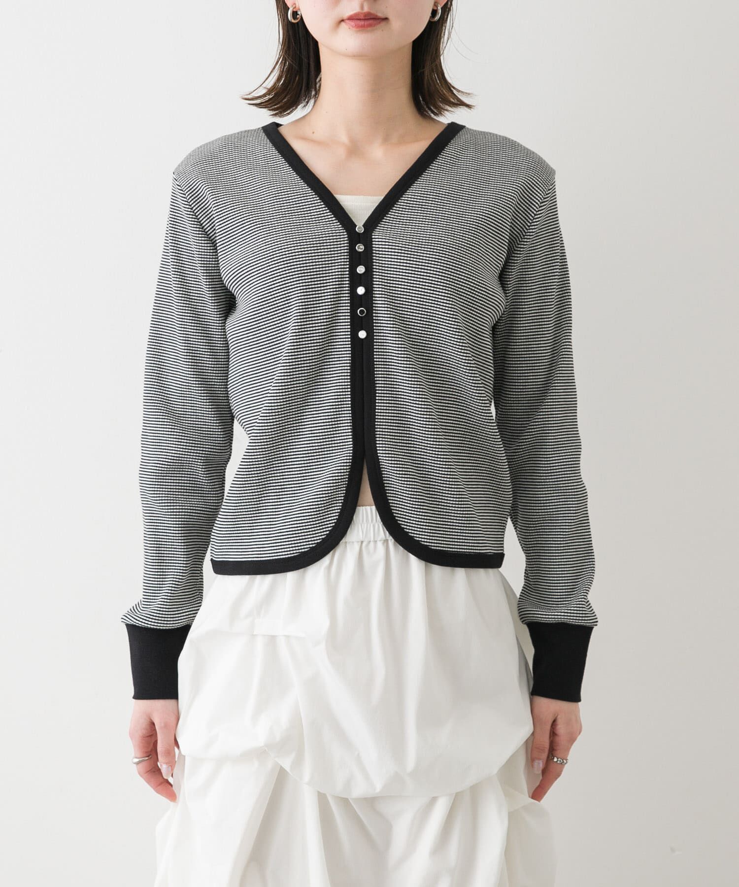 SENSE OF PLACE by URBAN RESEARCH「Vネックバイカラートップ」|Tシャツ・カットソー|