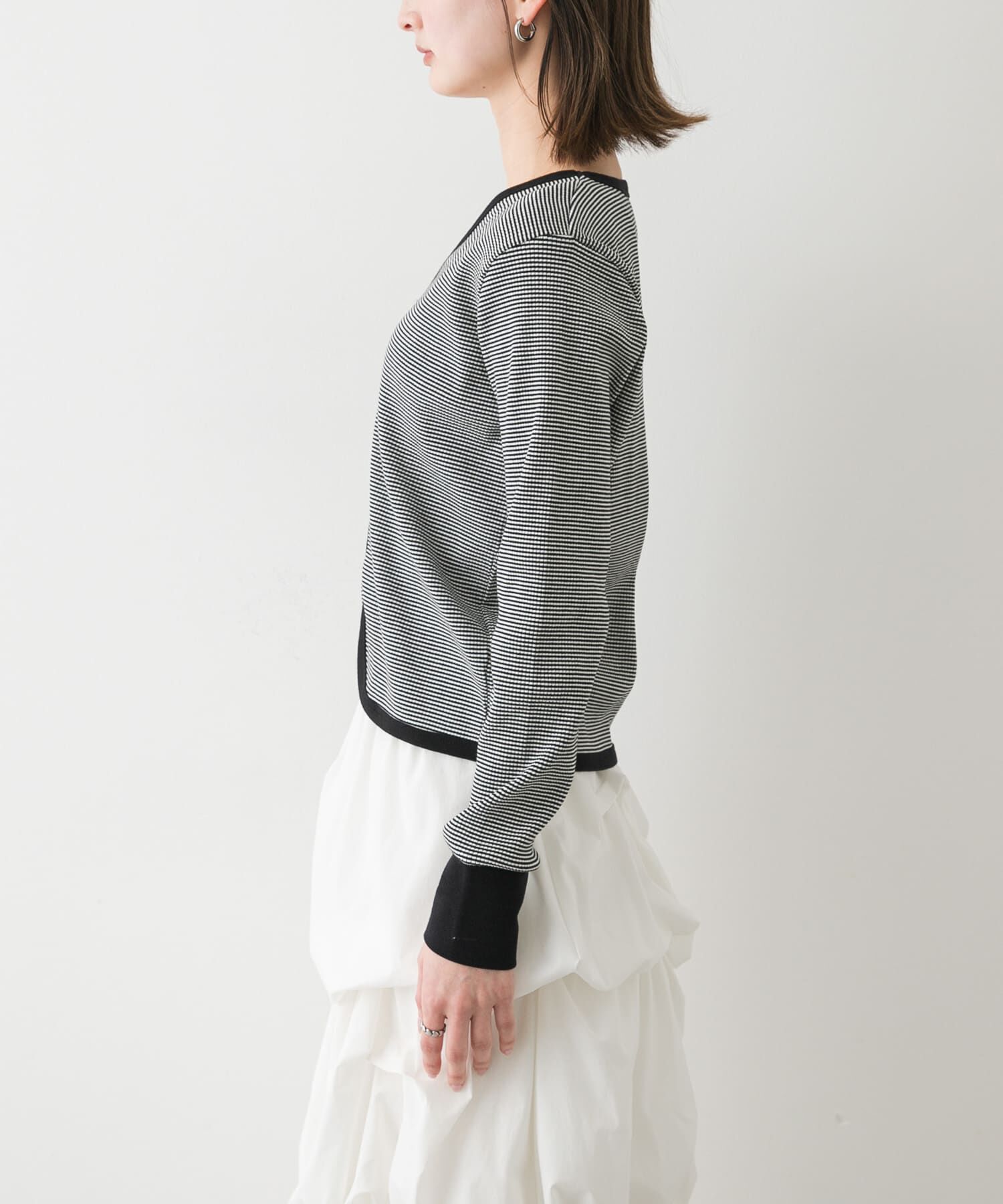 SENSE OF PLACE by URBAN RESEARCH「Vネックバイカラートップ」|Tシャツ・カットソー|